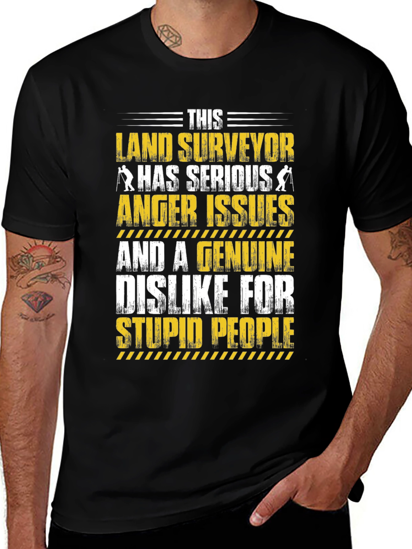 Land Surveyor Anger Issues T-Shirt