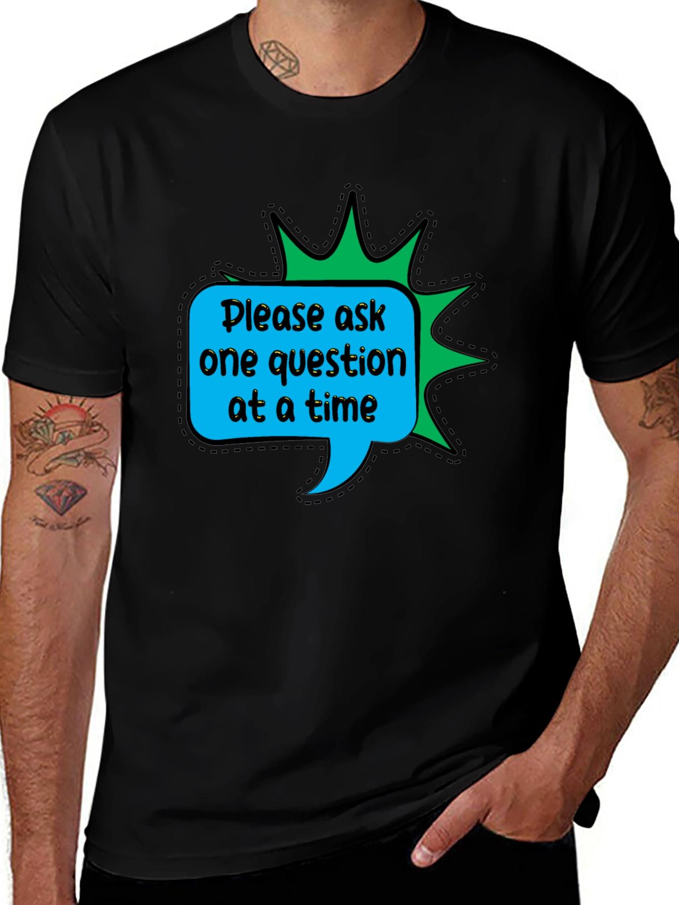 Variant 27 of Ask One Question T-Shirt