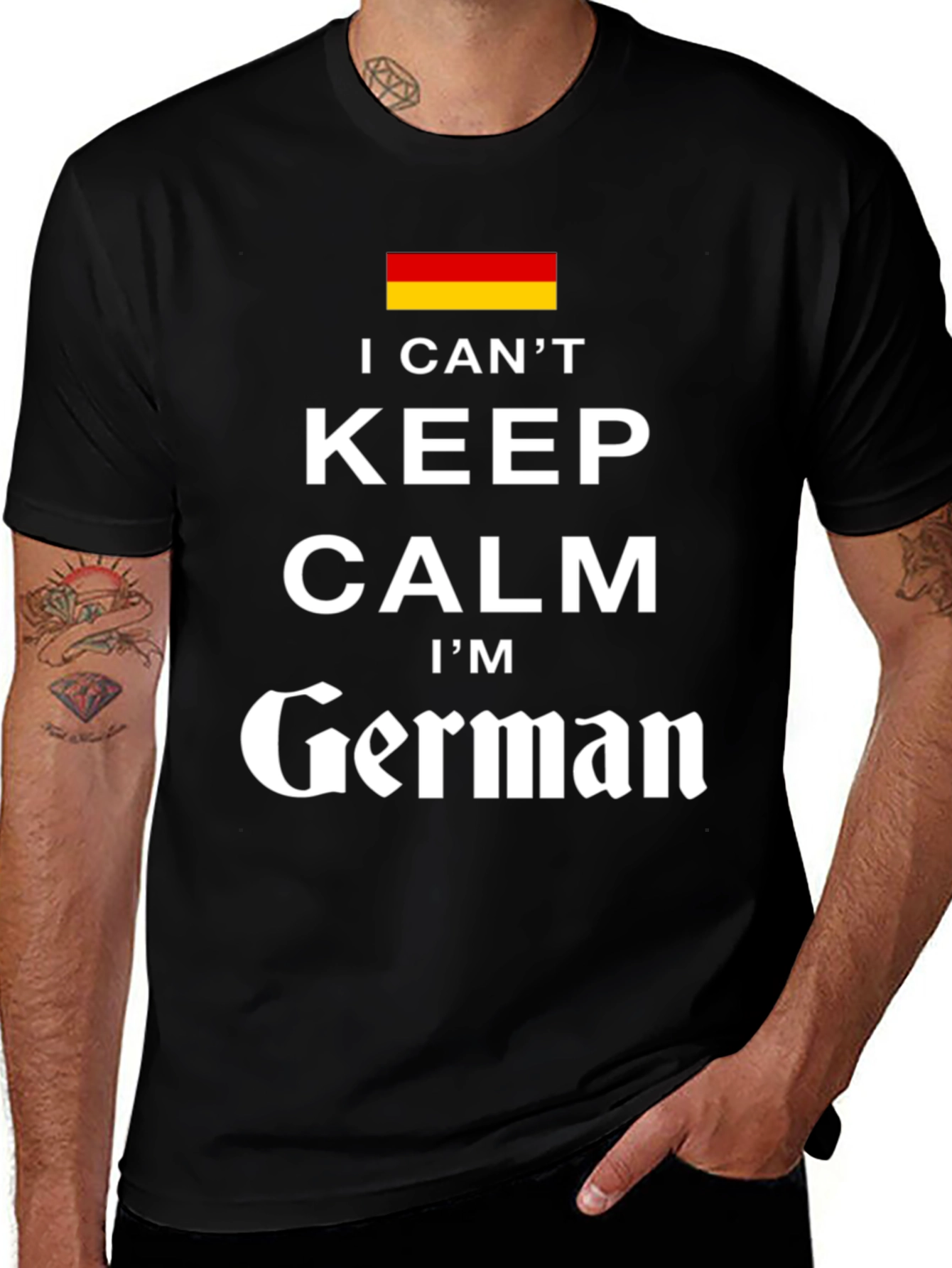 I Can't Keep Calm I'm German T-Shirt