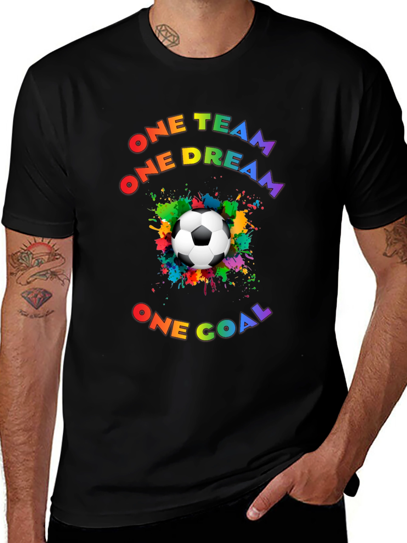 Variant 30 of One Team Soccer Graphic Tee