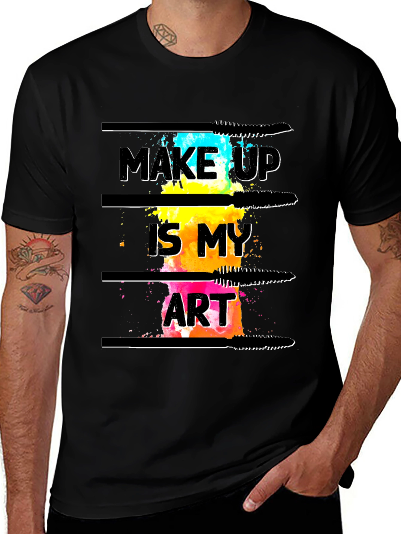 Variant 23 of Makeup Is My Art - Graphic T-Shirt