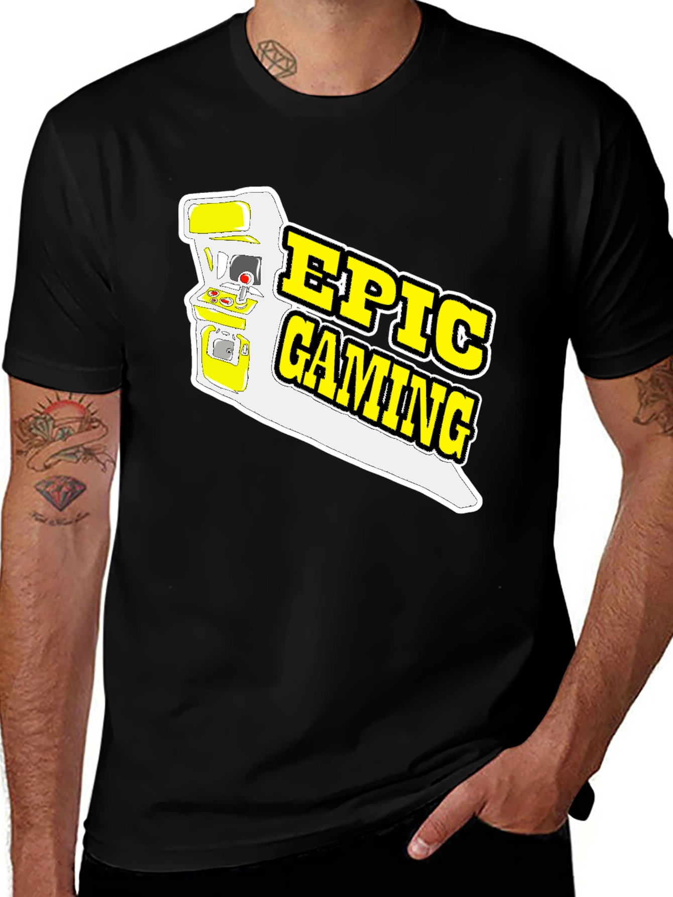 Variant 7 of Epic Gaming T-Shirt - Retro Arcade Design