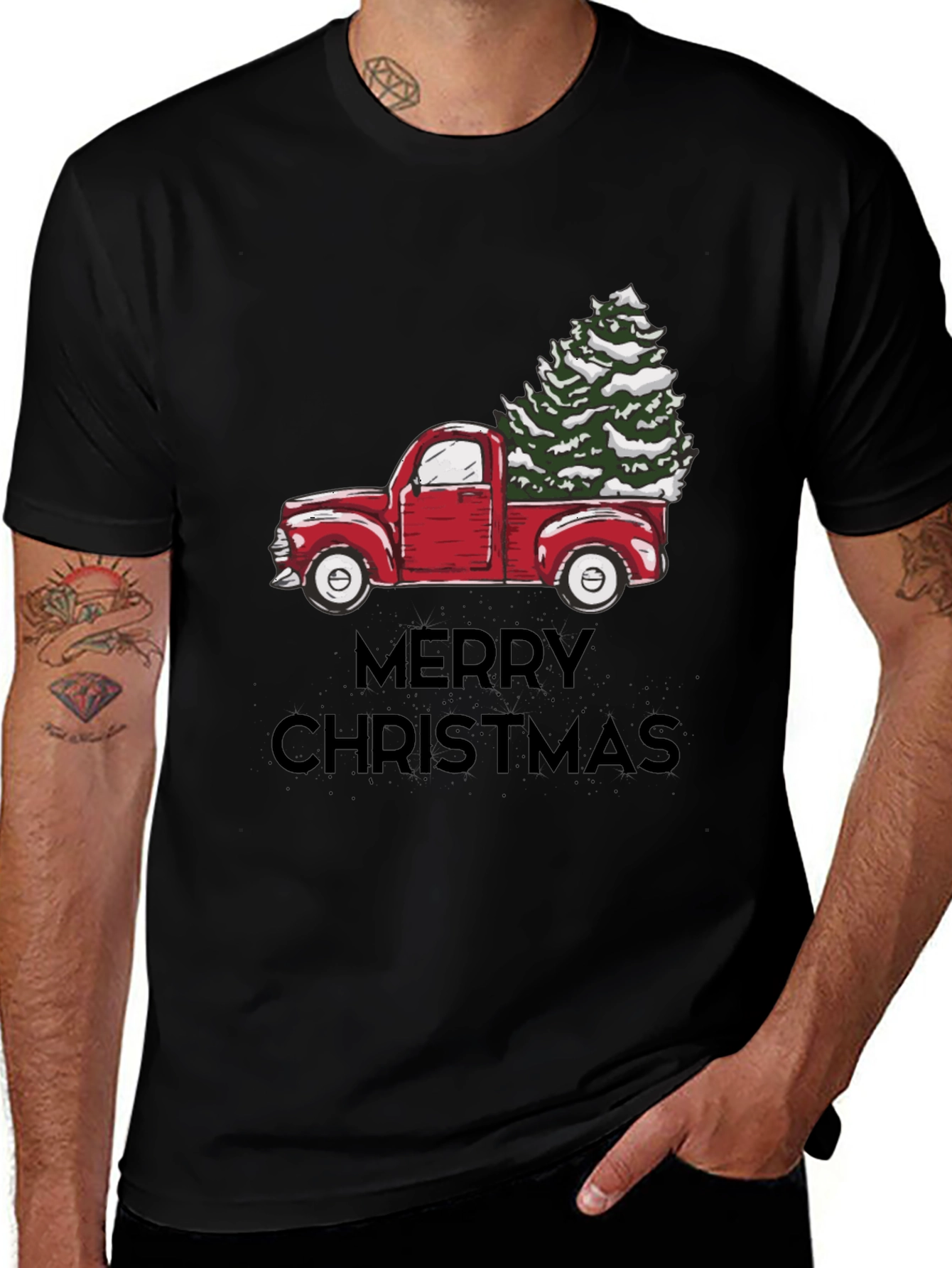 Merry Christmas Truck T-Shirt