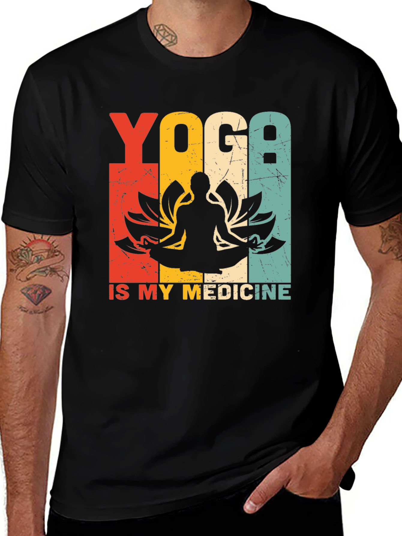 Variant 16 of Yoga is My Medicine Graphic Tee