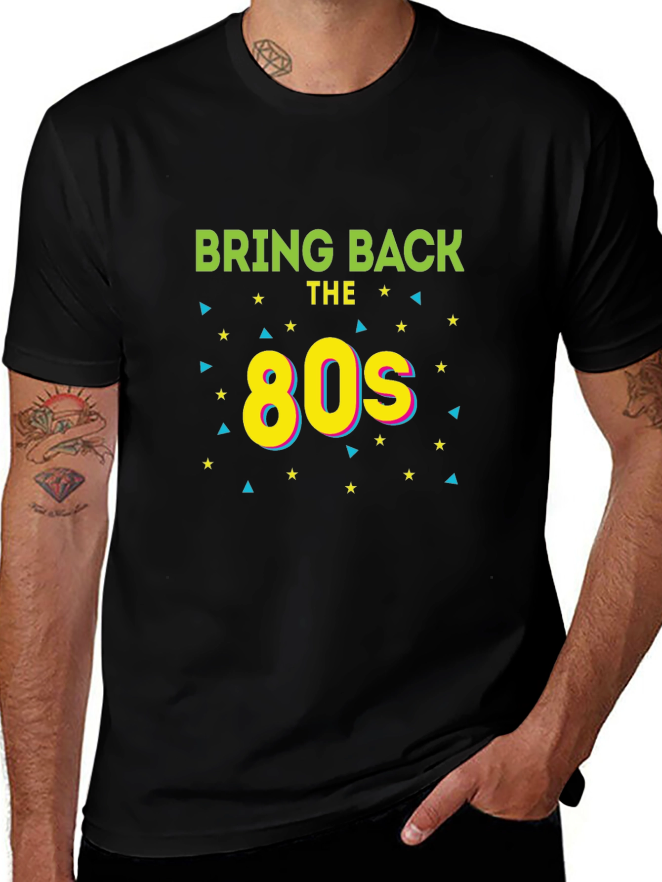 Variant 5 of Retro 80s Graphic T-Shirt - Bring Back the 80s Tee