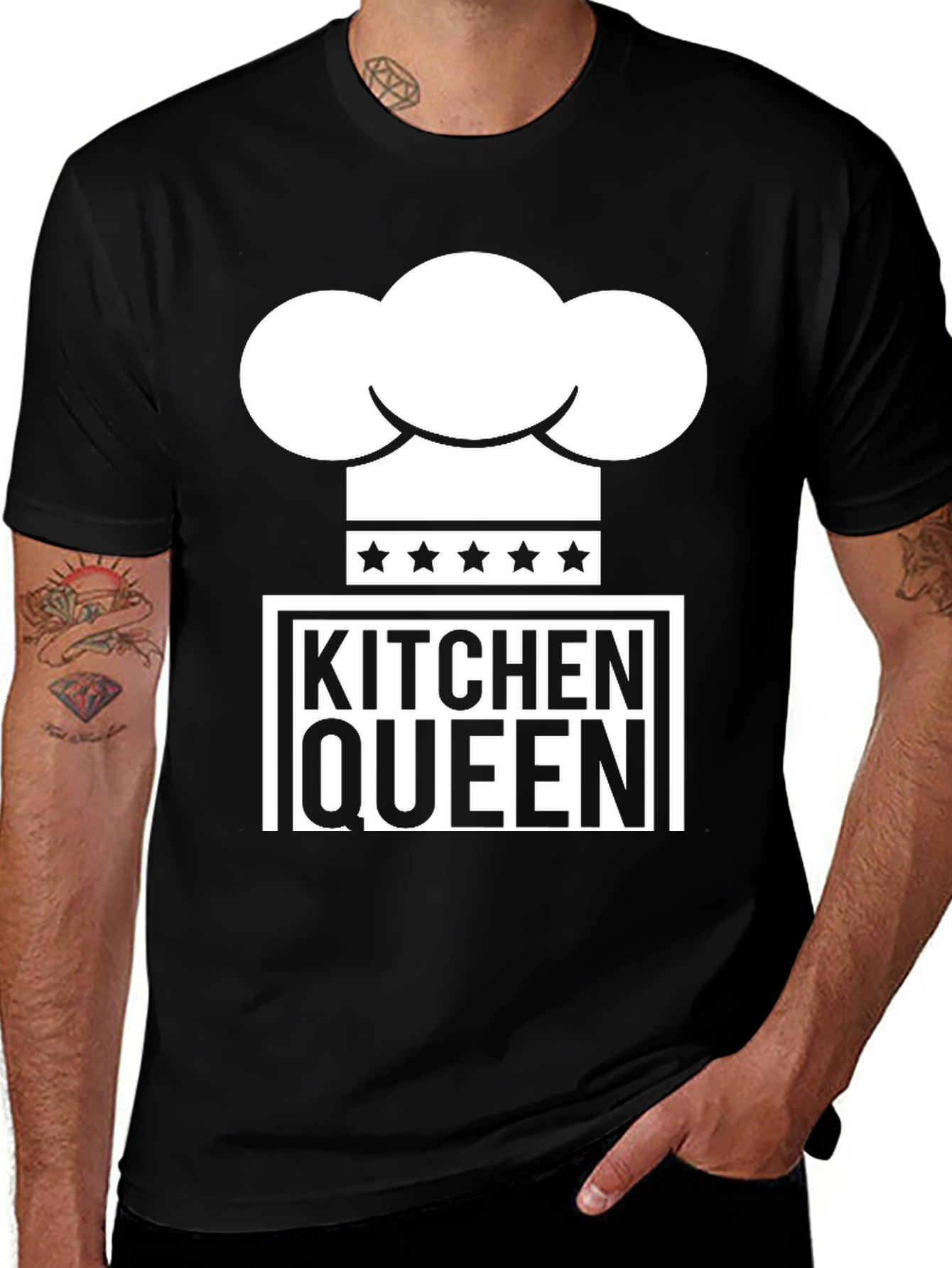 Kitchen Queen T-Shirt Chef Hat