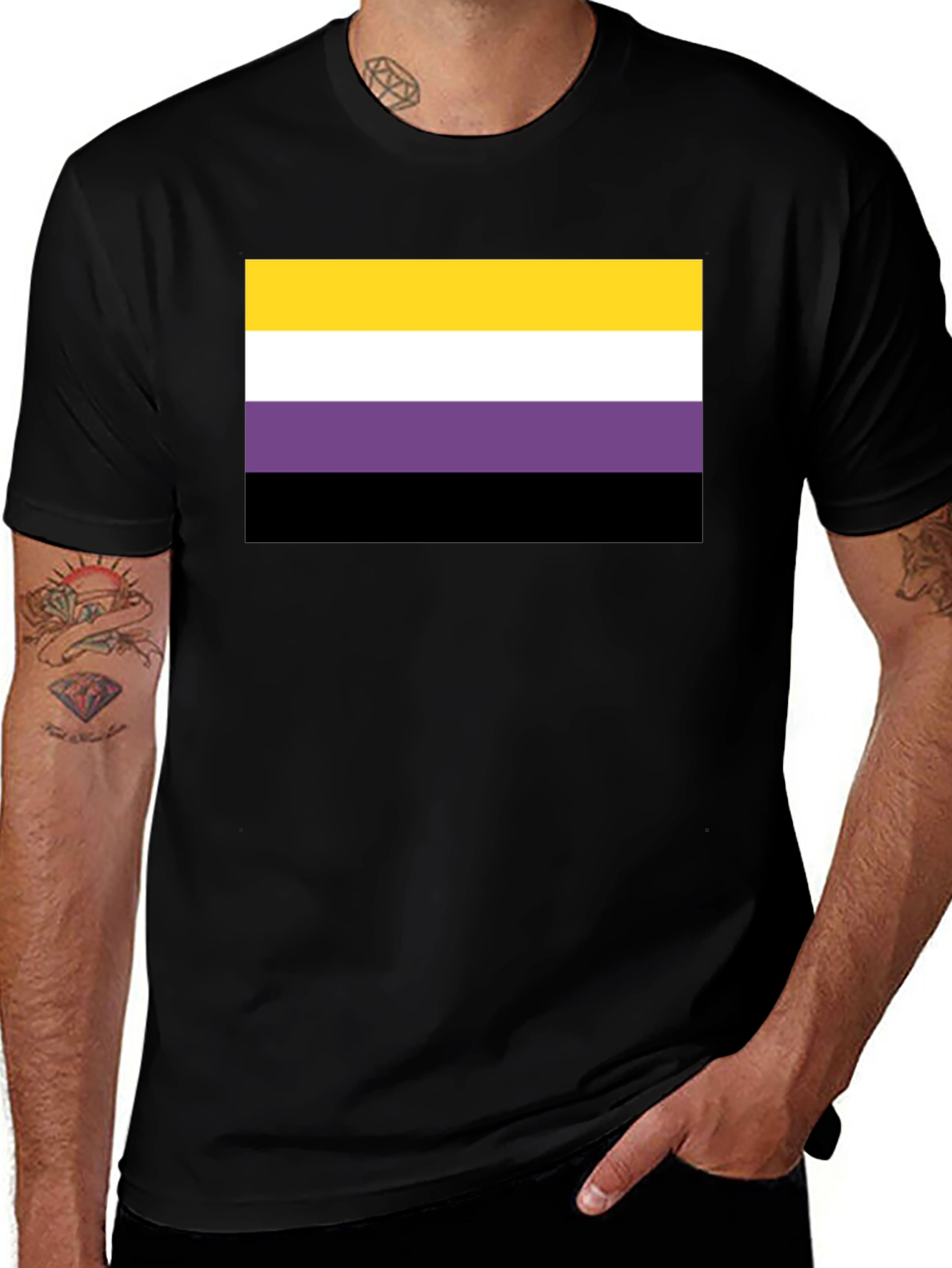 Nonbinary Pride Flag T-Shirt