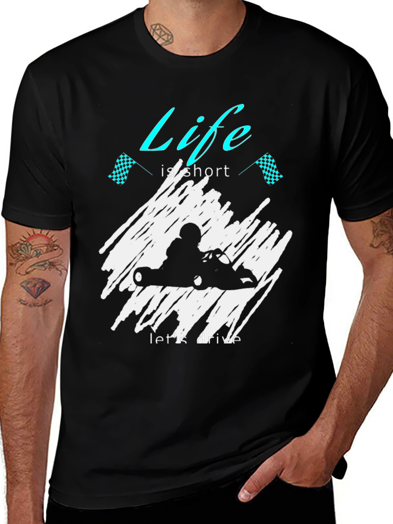 Life Is Short, Let's Drive Go Kart T-Shirt