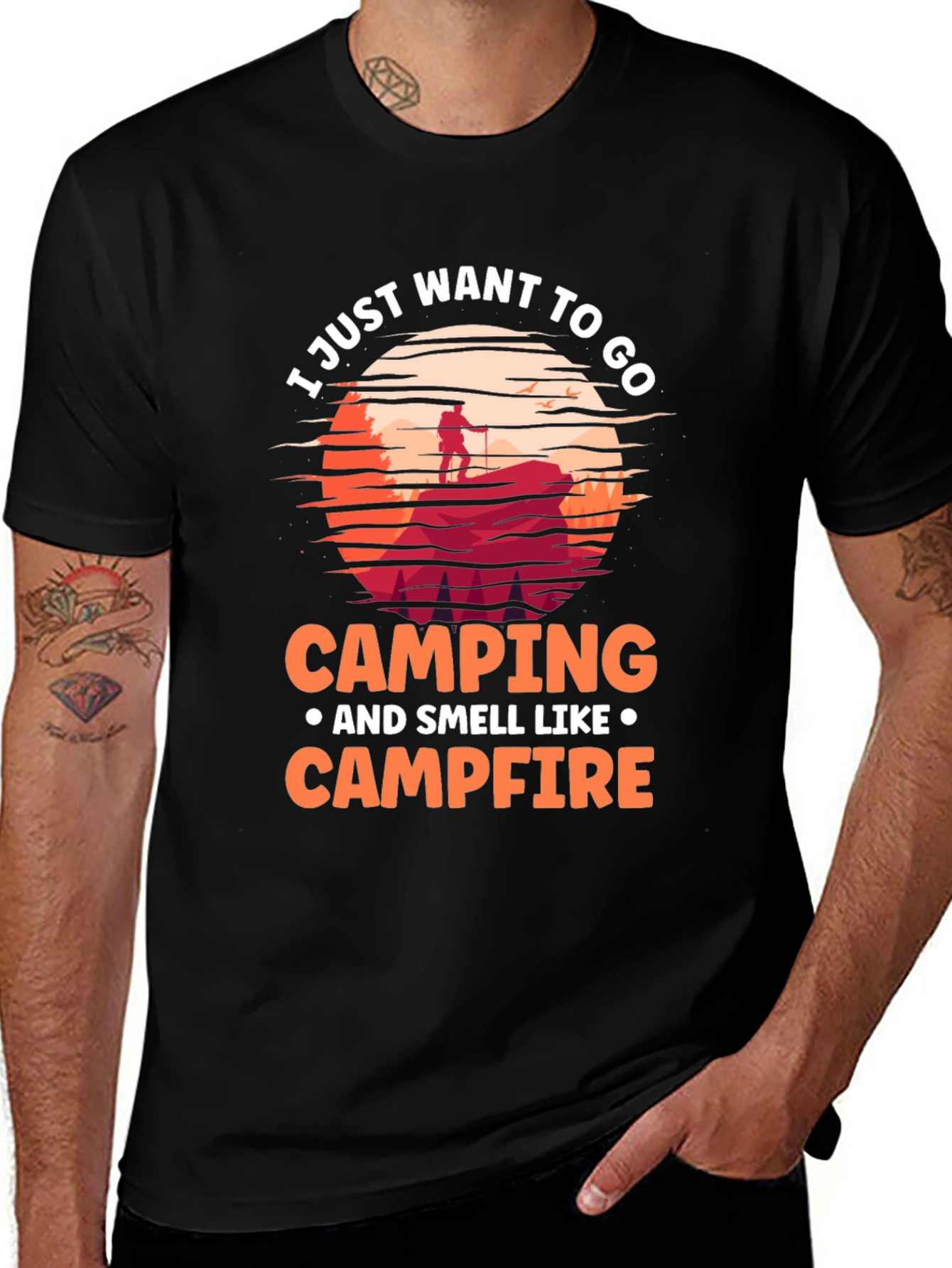 Variant 13 of Camping Campfire Graphic Tee