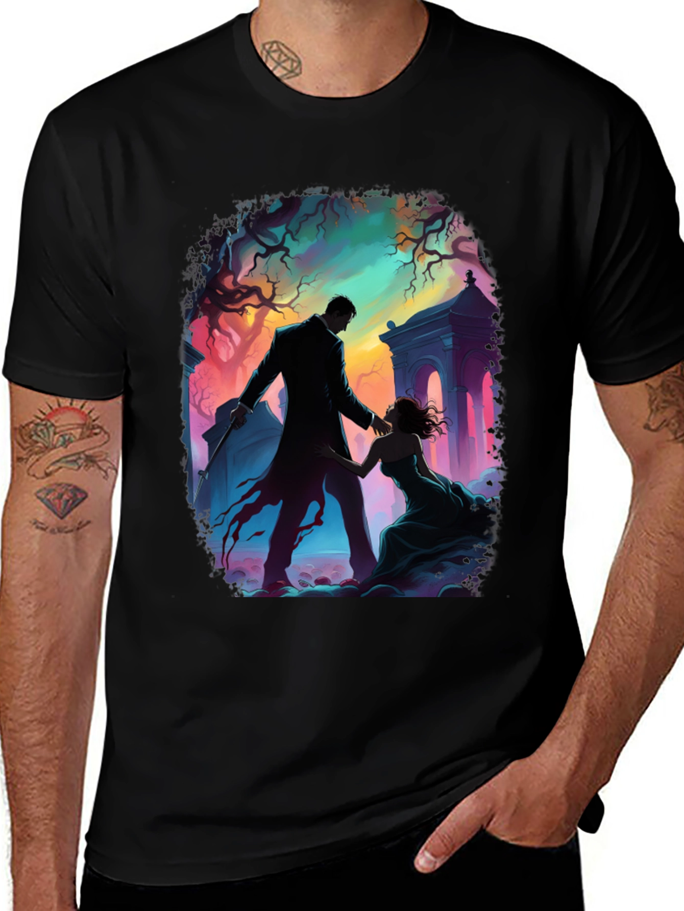 Variant 29 of Romantic Gothic T-Shirt