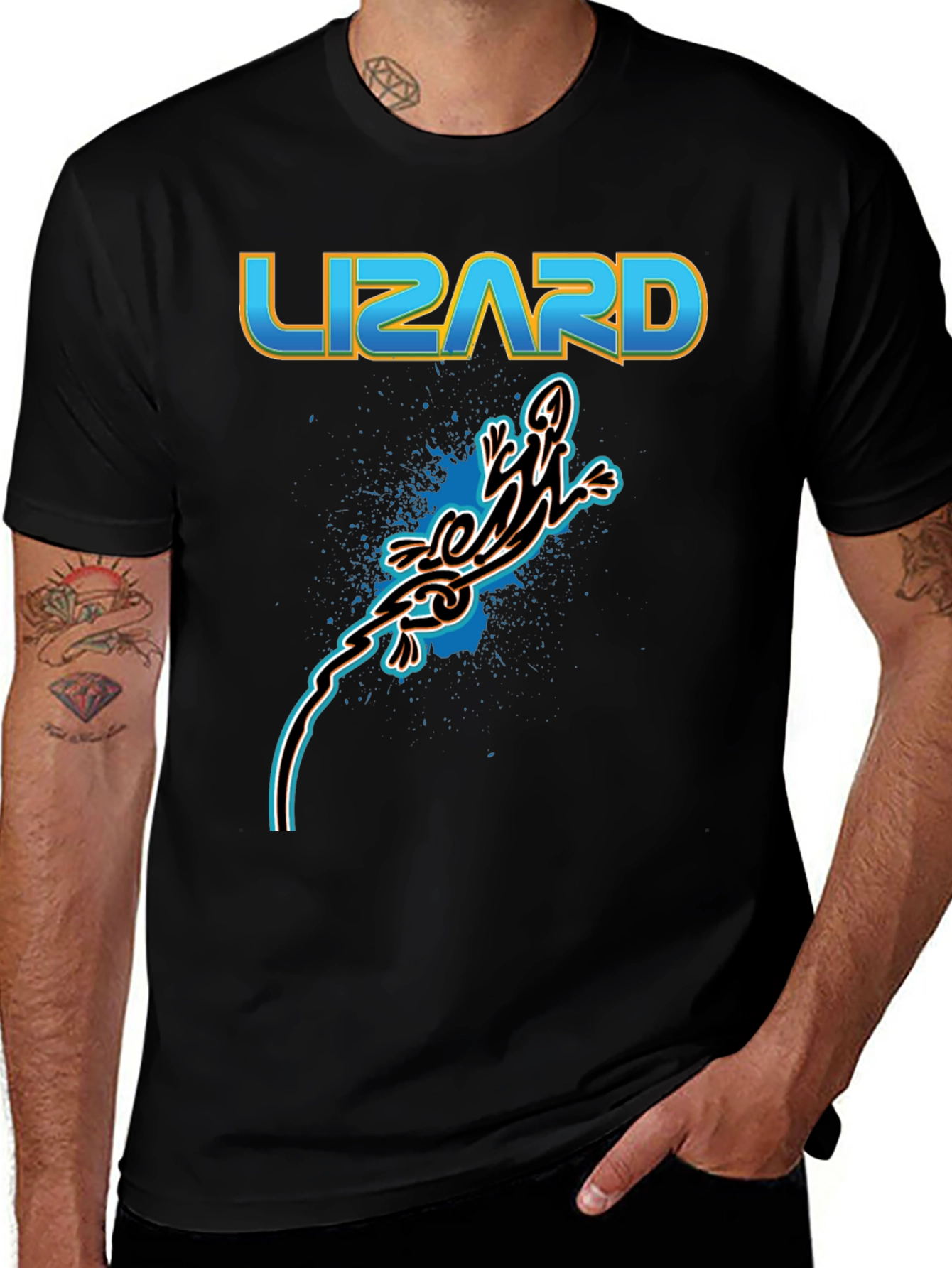 Variant 24 of Lizard Graphic T-Shirt - Cool Reptile Design!