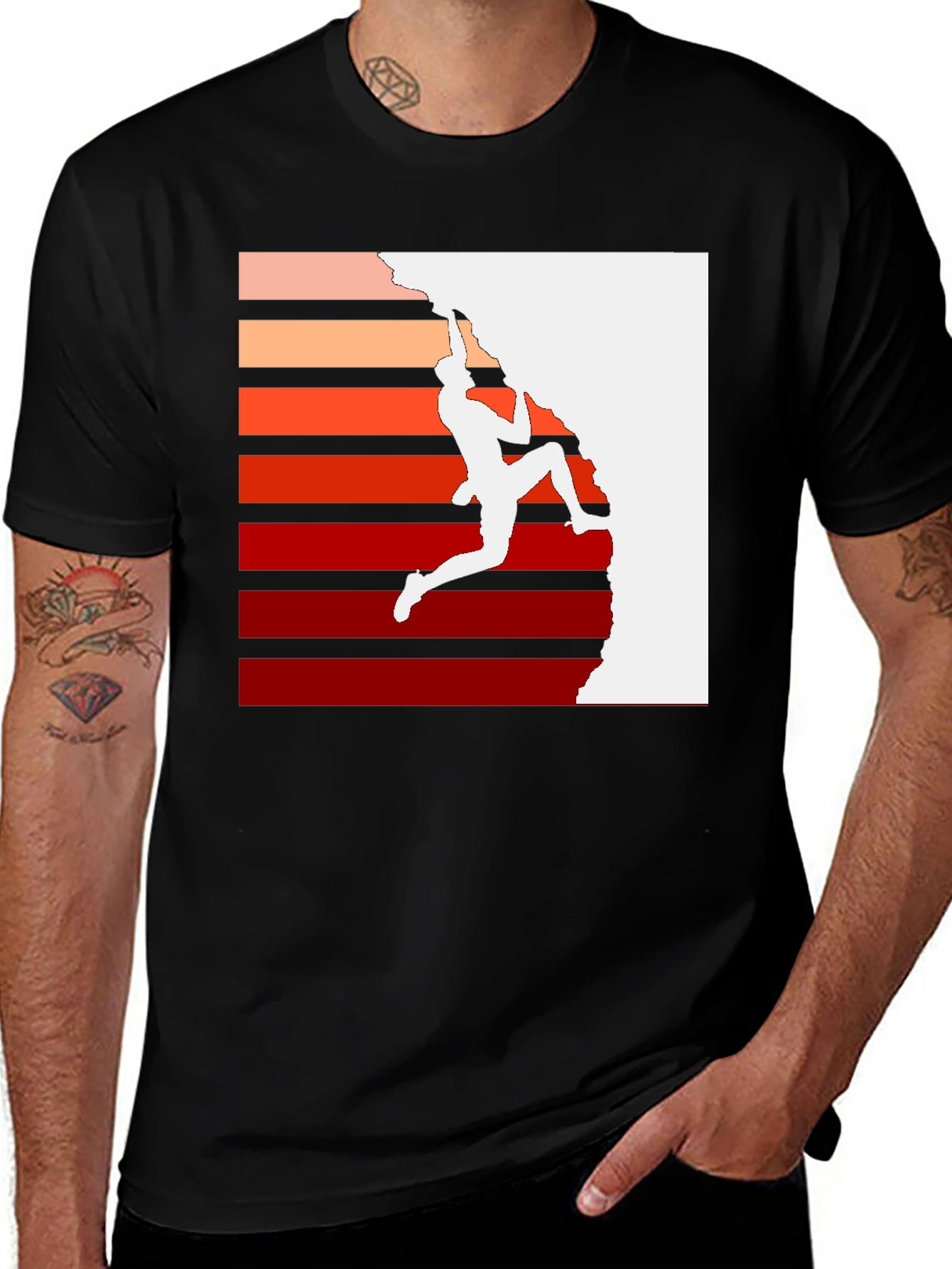 Variant 16 of Retro Rock Climbing Graphic Tee - Adventure Ready