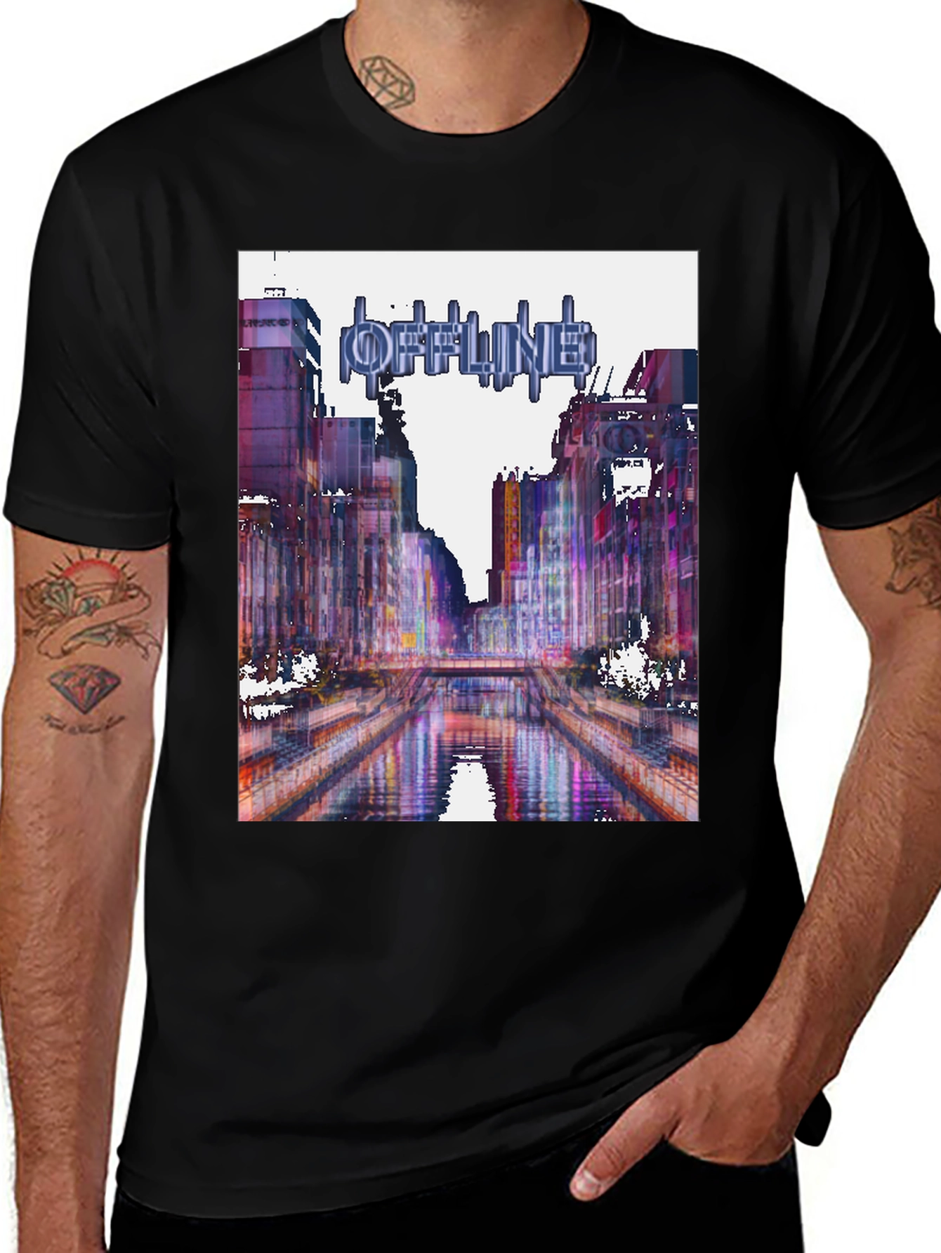 Variant 23 of Offline Cityscape T-Shirt