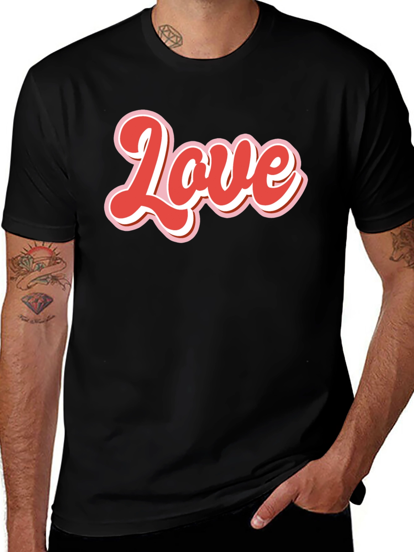 Variant 23 of Love Graphic Tee - Retro Valentine's Day Shirt
