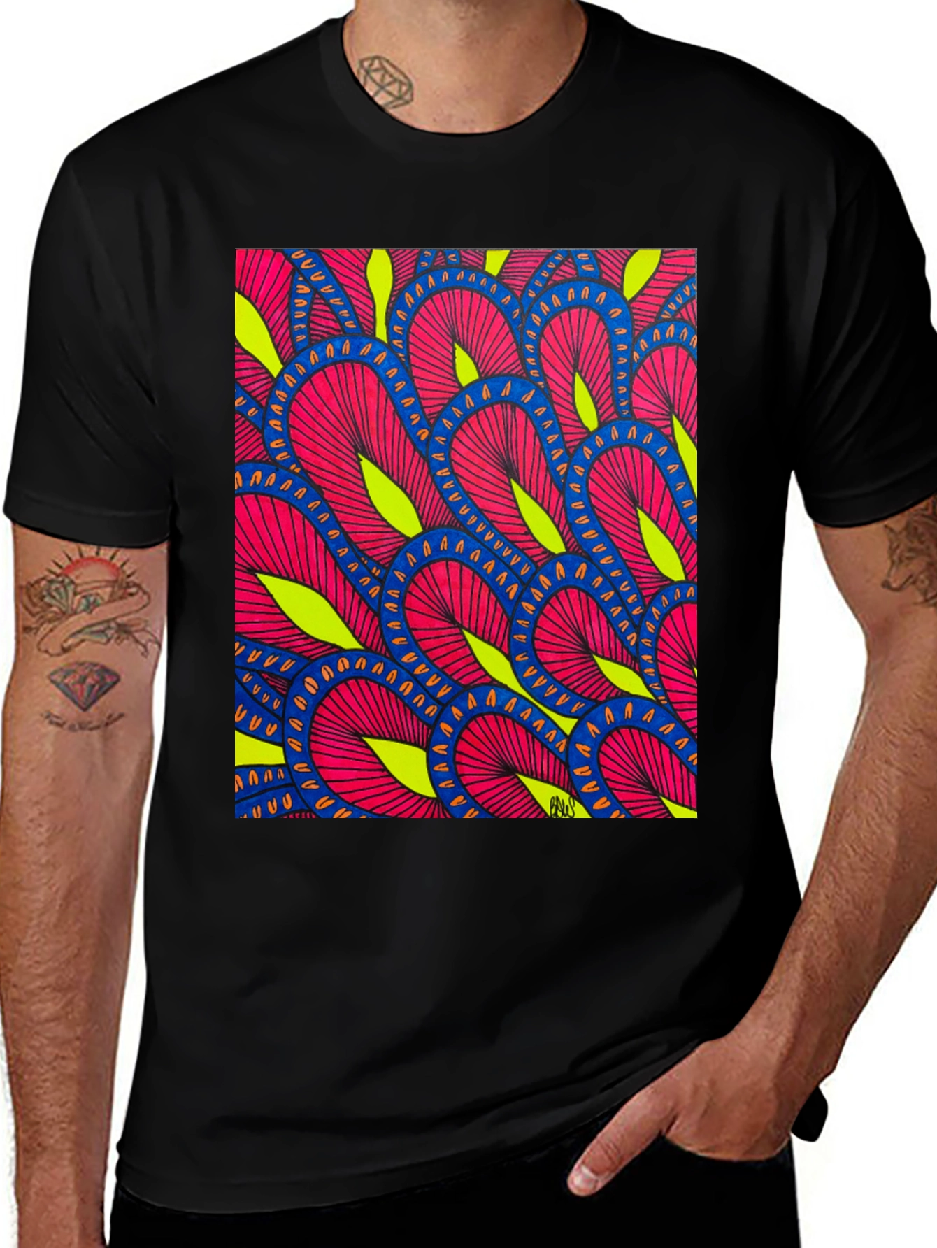 Variant 26 of Abstract Pattern Tee
