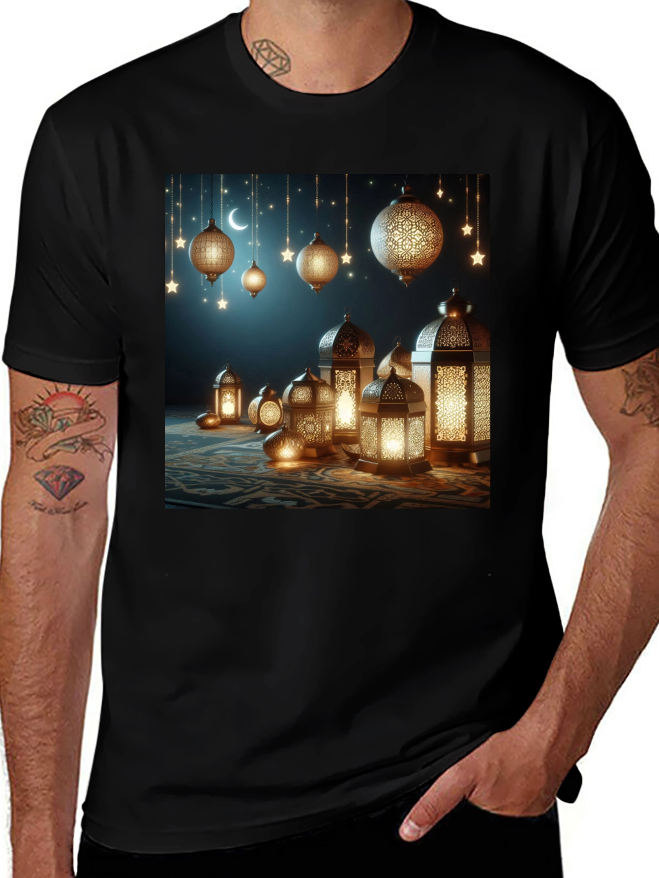 Ramadan Lantern T-Shirt - Festive Holiday Apparel