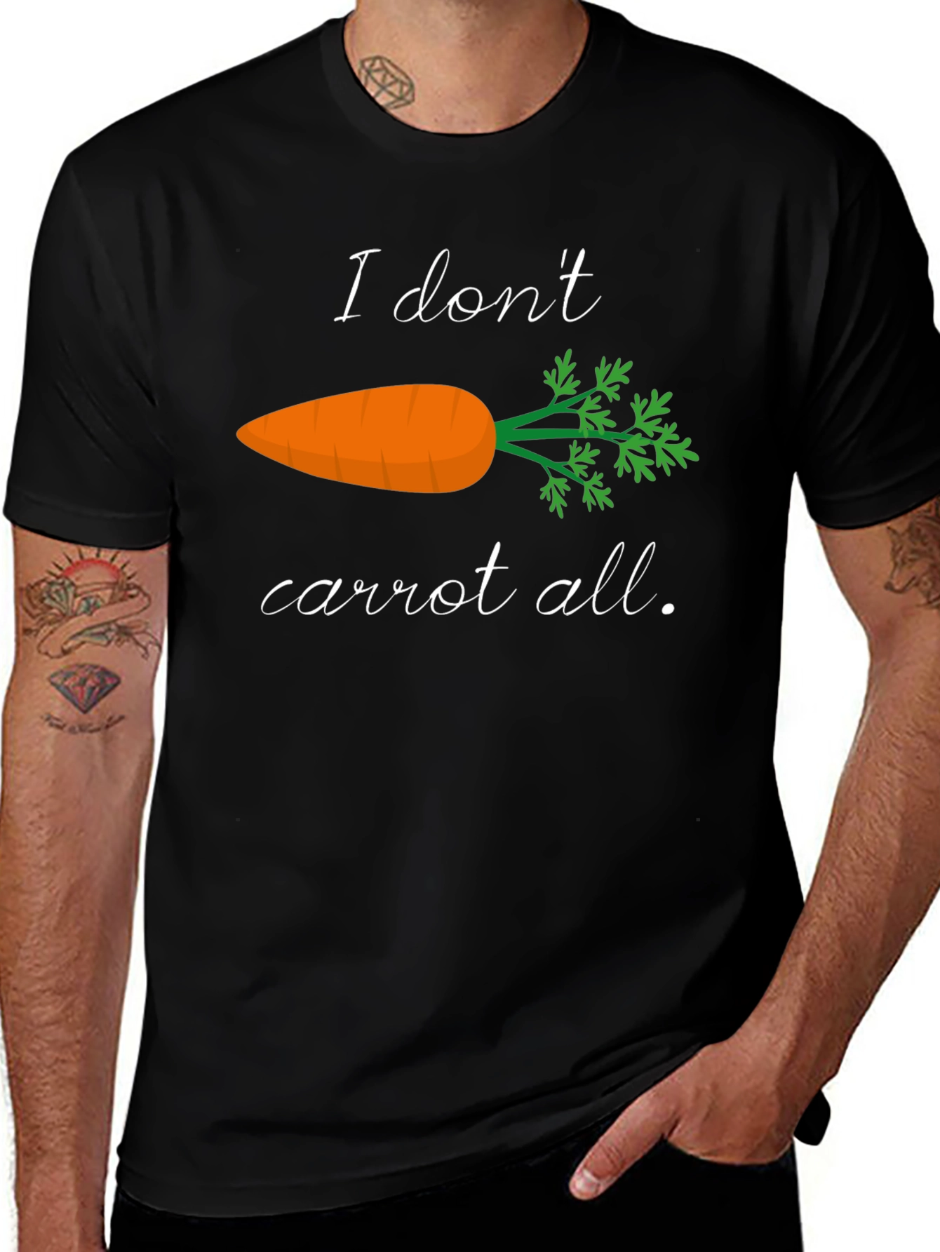 Variant 17 of I Don't Carrot All T-Shirt Funny Foodie Tee