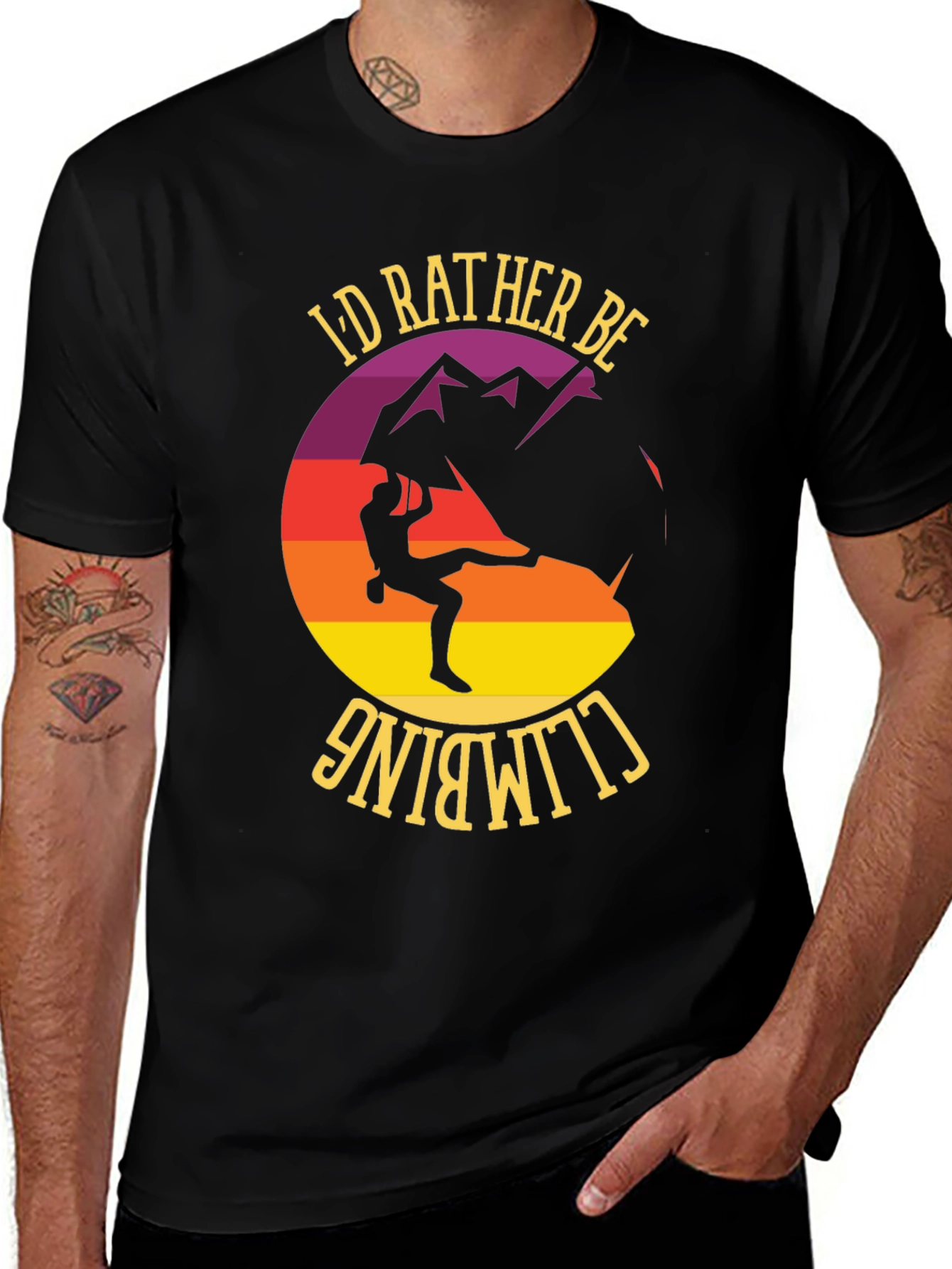 Variant 4 of Climbing Graphic T-Shirt - Rock Climbing Tee