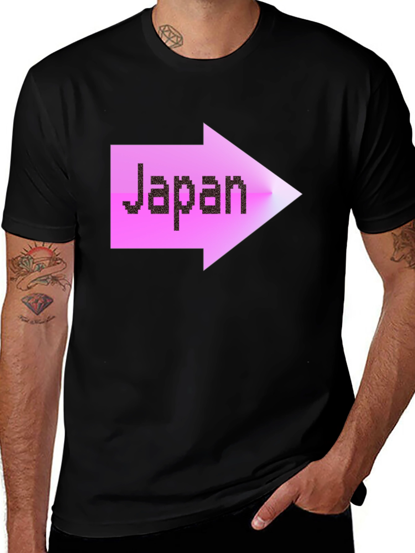 Japan Arrow T-Shirt - Directional Graphic Tee