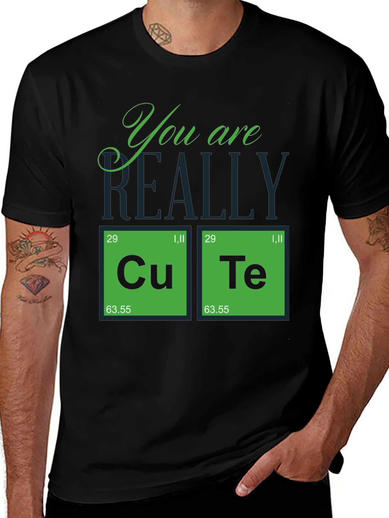 Variant 25 of You Are Really Cute Periodic Table T-Shirt