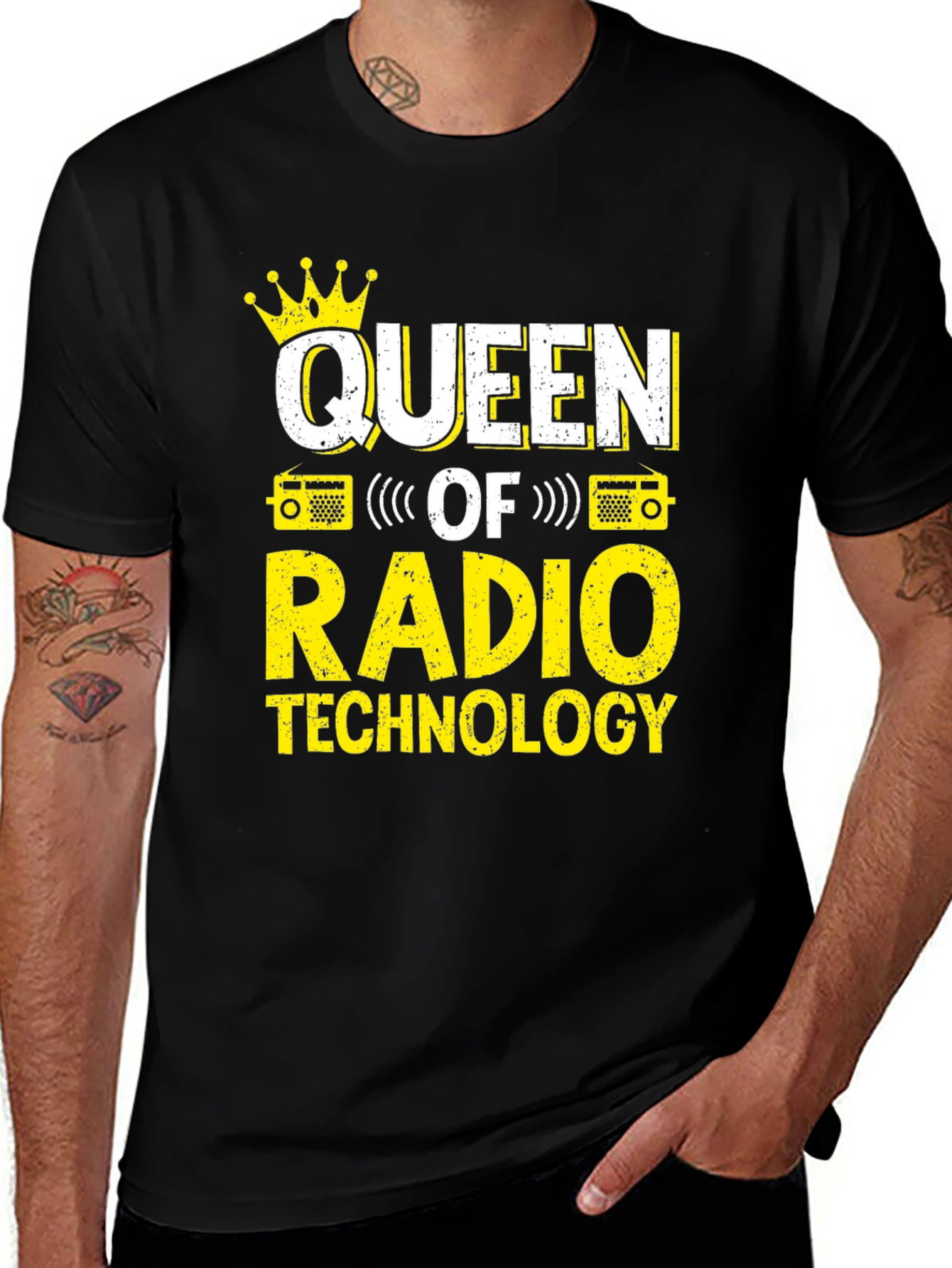 Variant 19 of Queen of Radio Technology Graphic Tee
