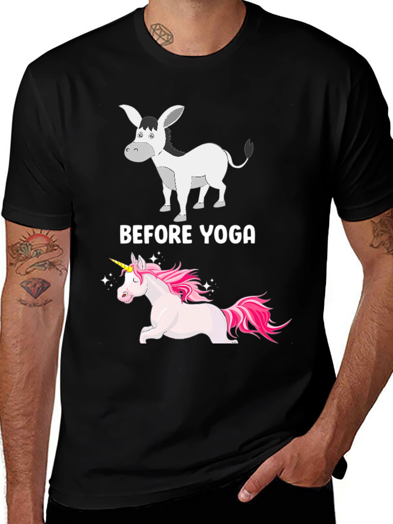 Variant 5 of Before Yoga Funny T-Shirt