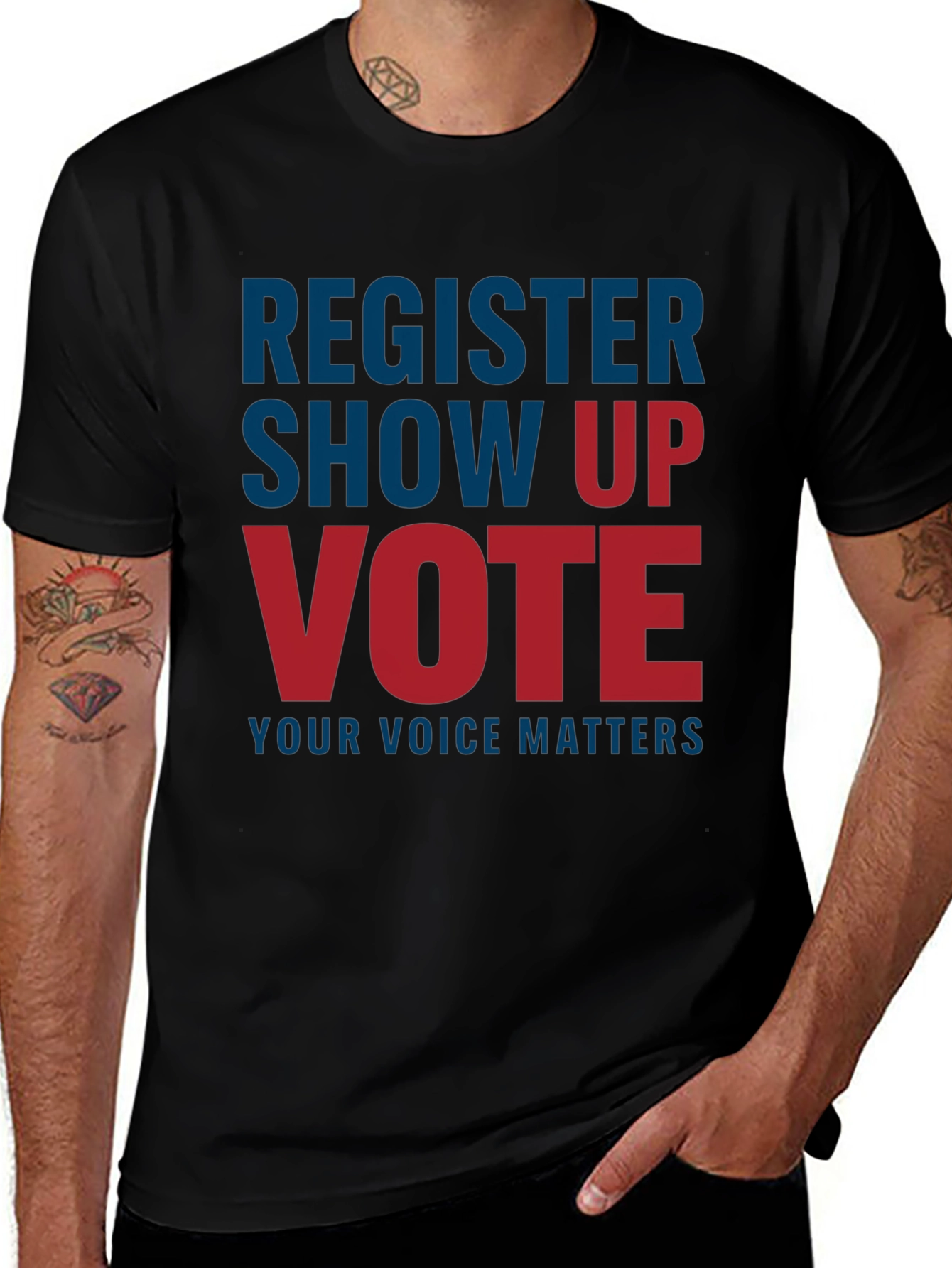 Register Show Up Vote T-Shirt