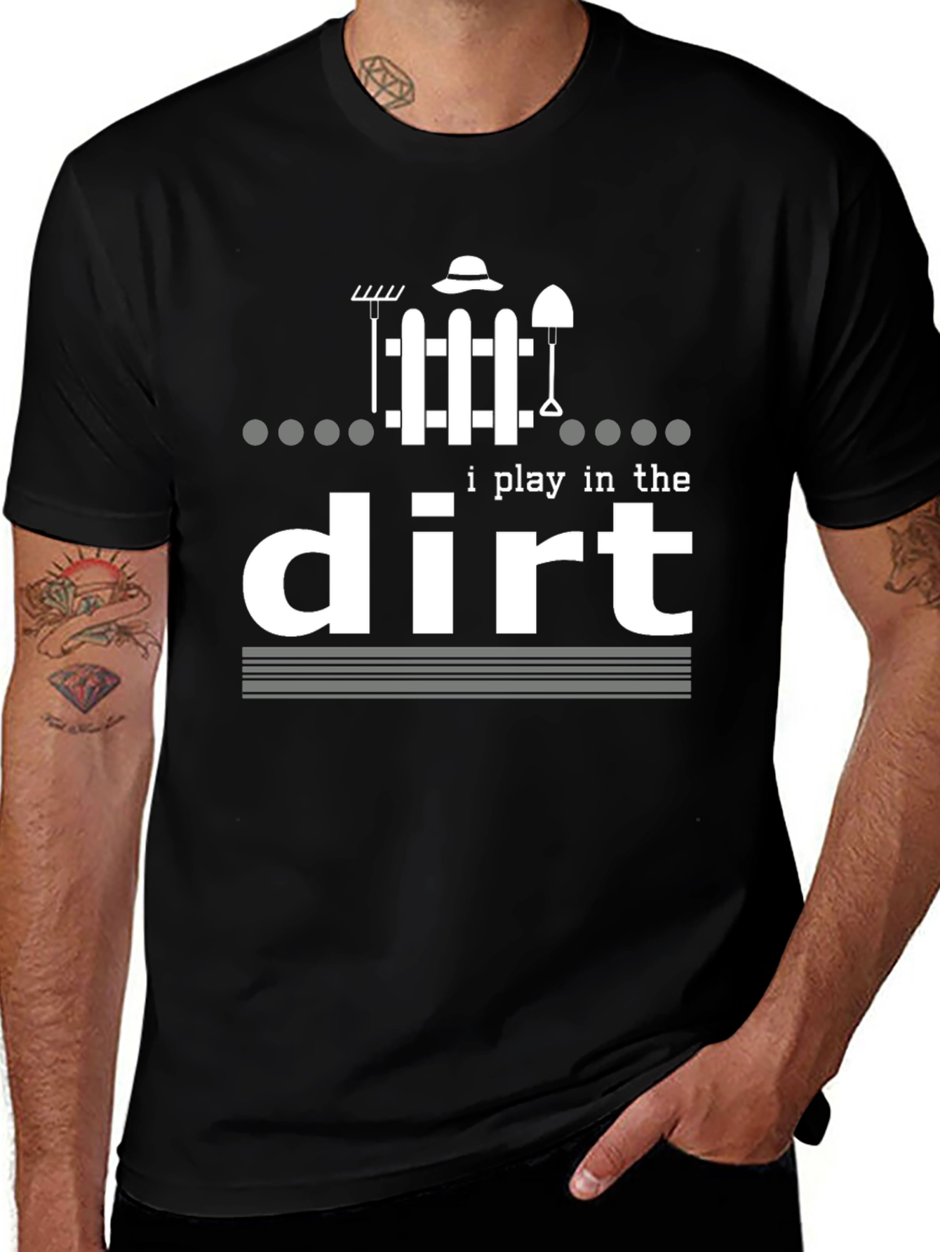 Variant 30 of Gardening T-Shirt - I Play in the Dirt