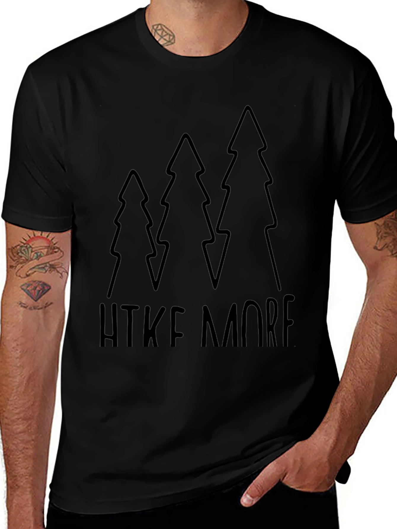 Variant 13 of Hike More Graphic Tee - Outdoor Adventure