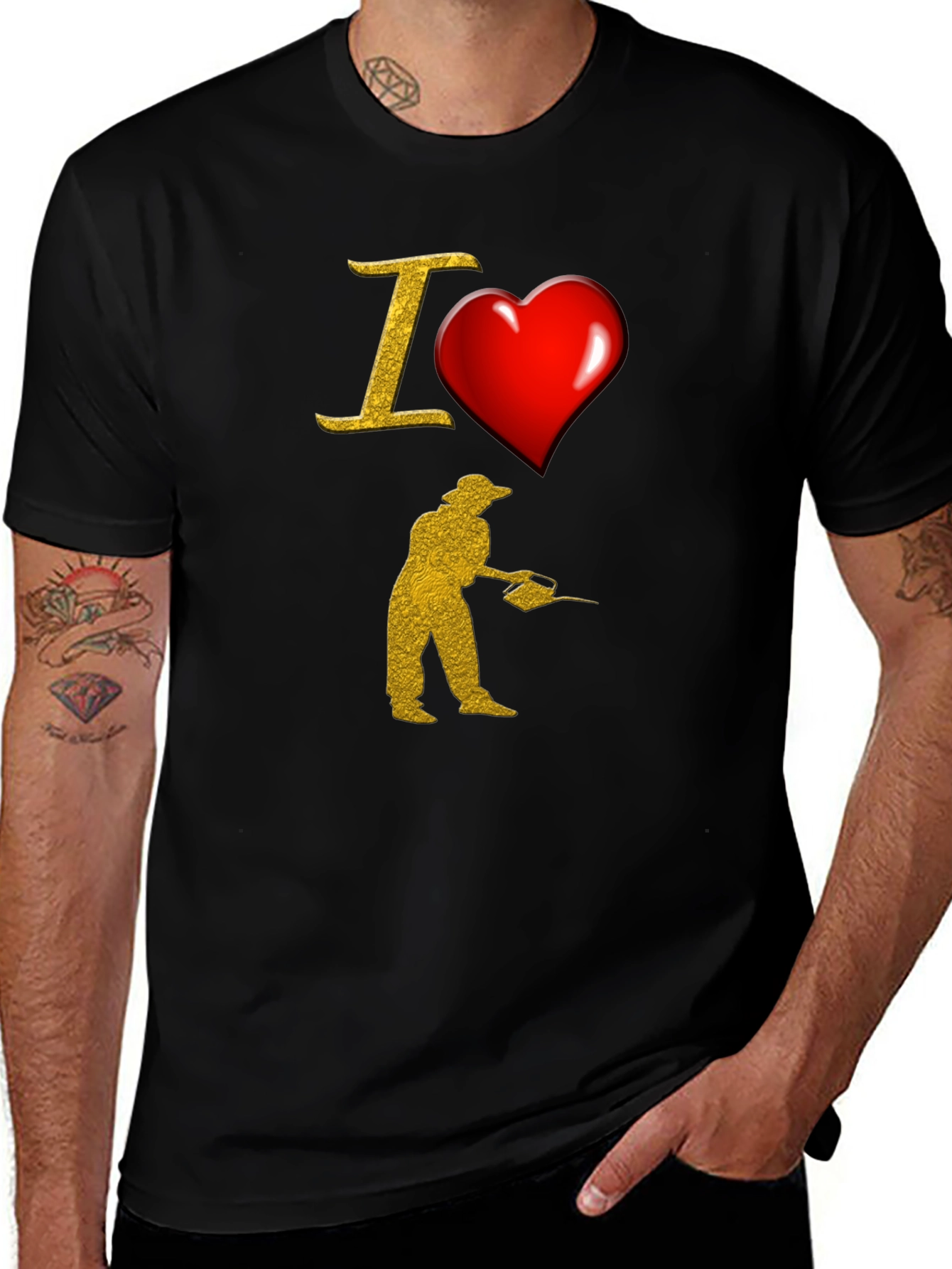 Variant 9 of I Love Gardener T-Shirt