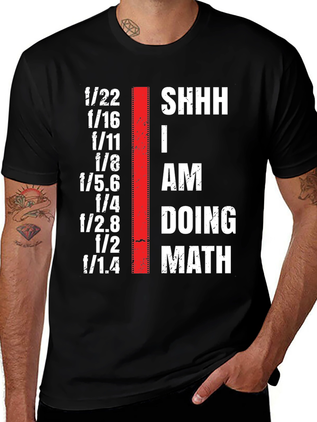 Variant 30 of Funny Photographer T-Shirt - I am Doing Math