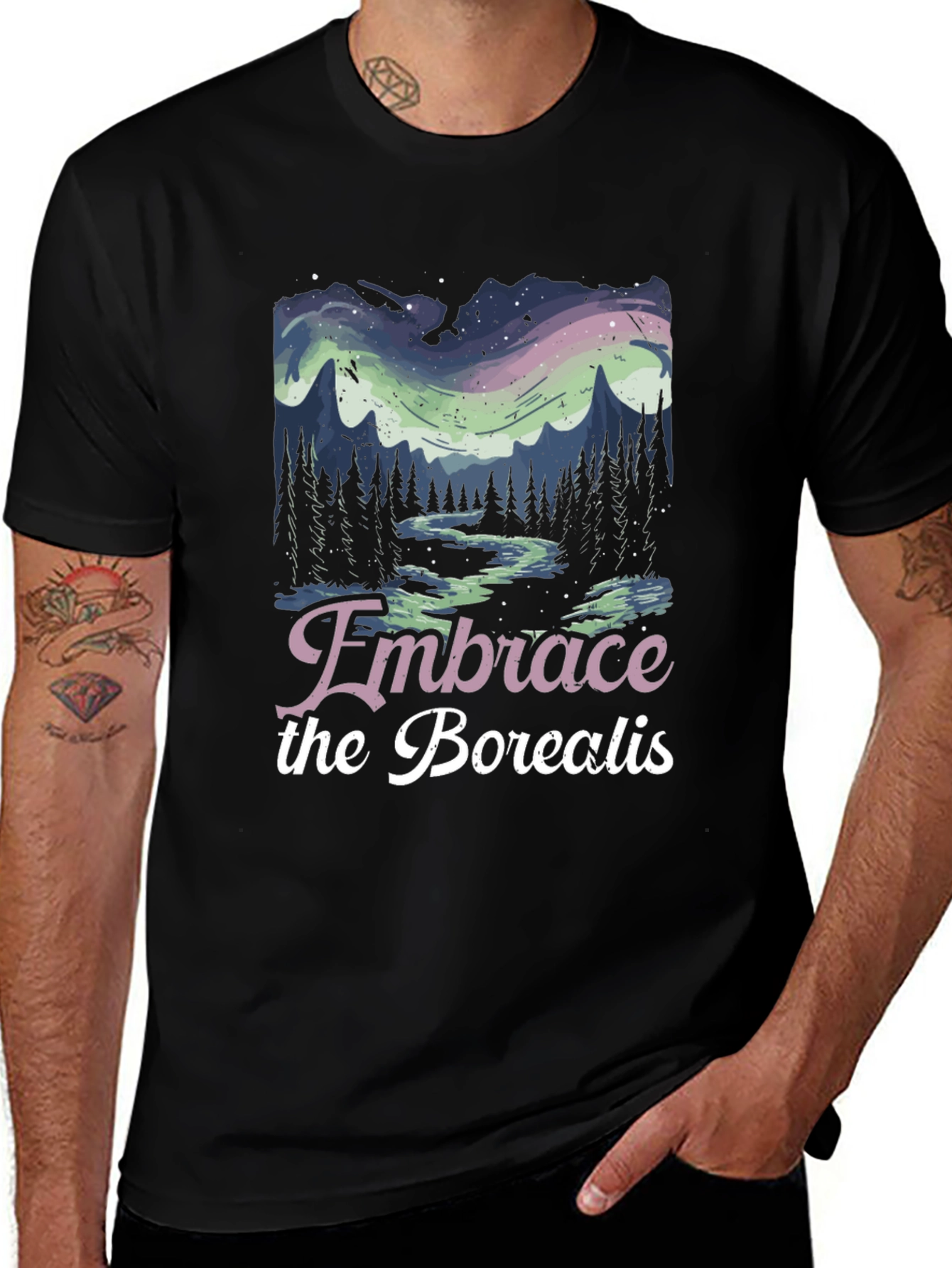 Variant 15 of Embrace the Borealis Graphic T-Shirt