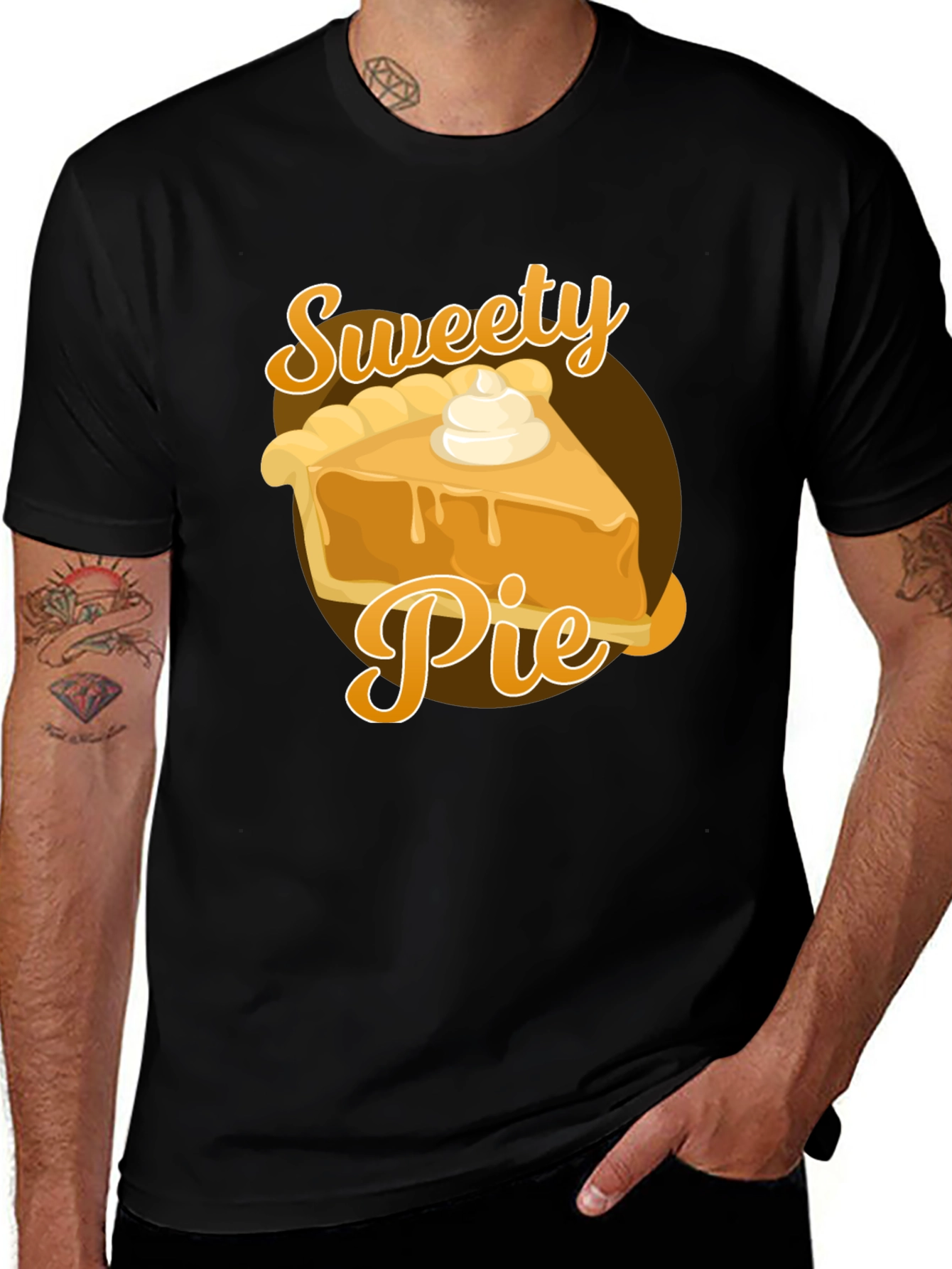 Variant 4 of Sweety Pie Graphic Tee - Dessert Lover T-Shirt