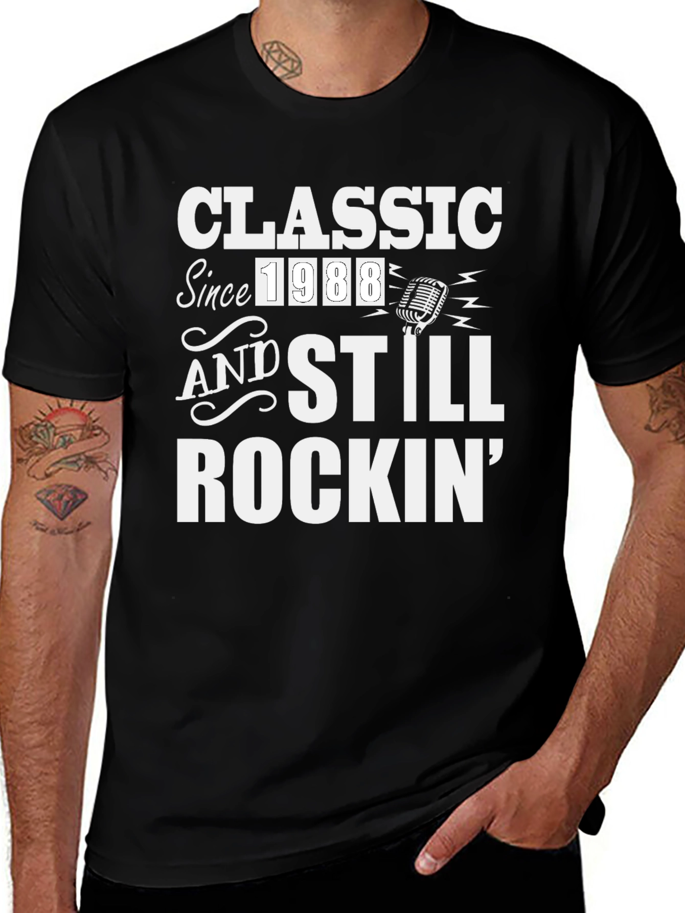 Variant 26 of Classic Since 1988 Rockin' T-Shirt