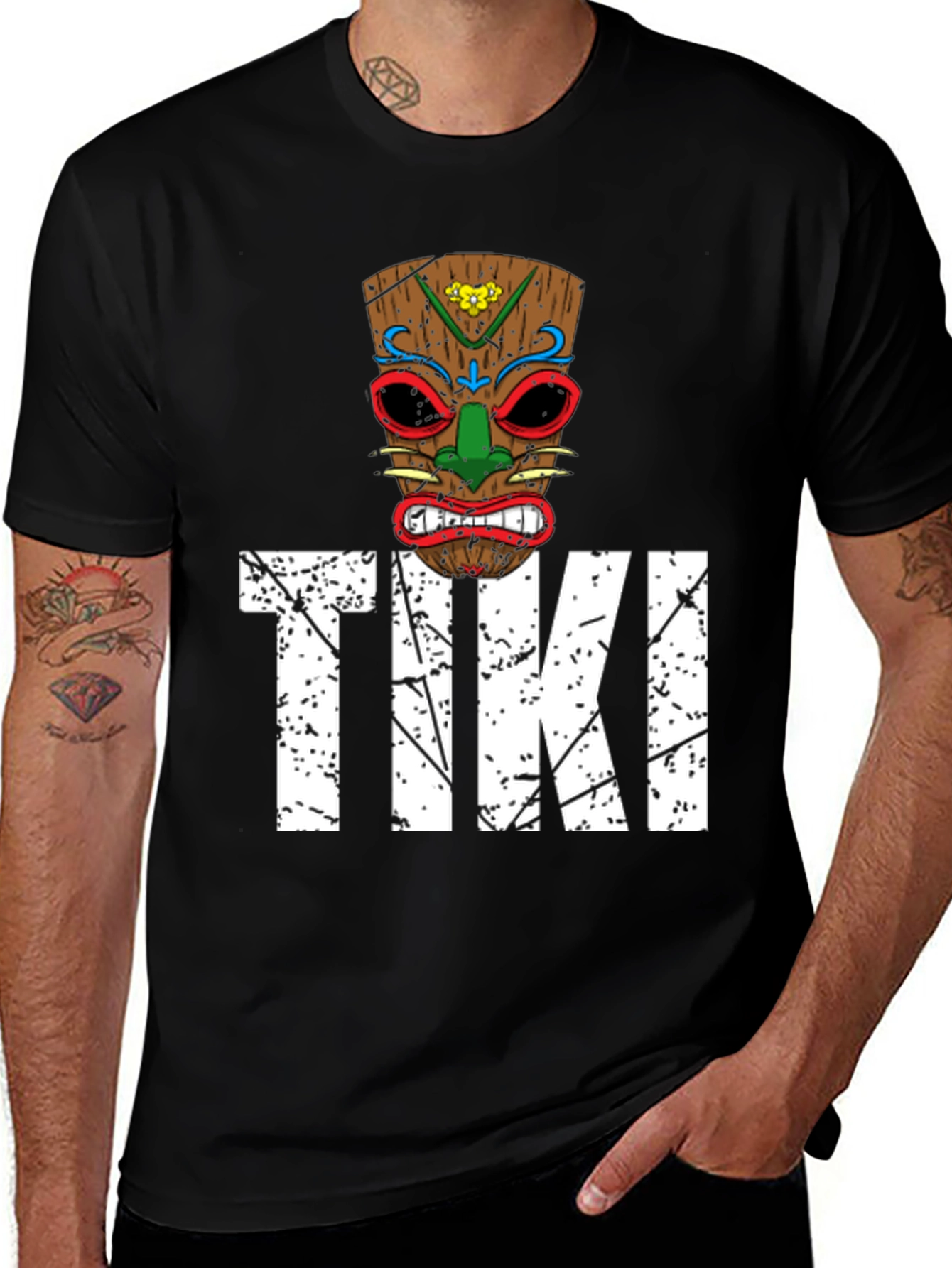 Variant 27 of Men's Tiki Graphic T-Shirt