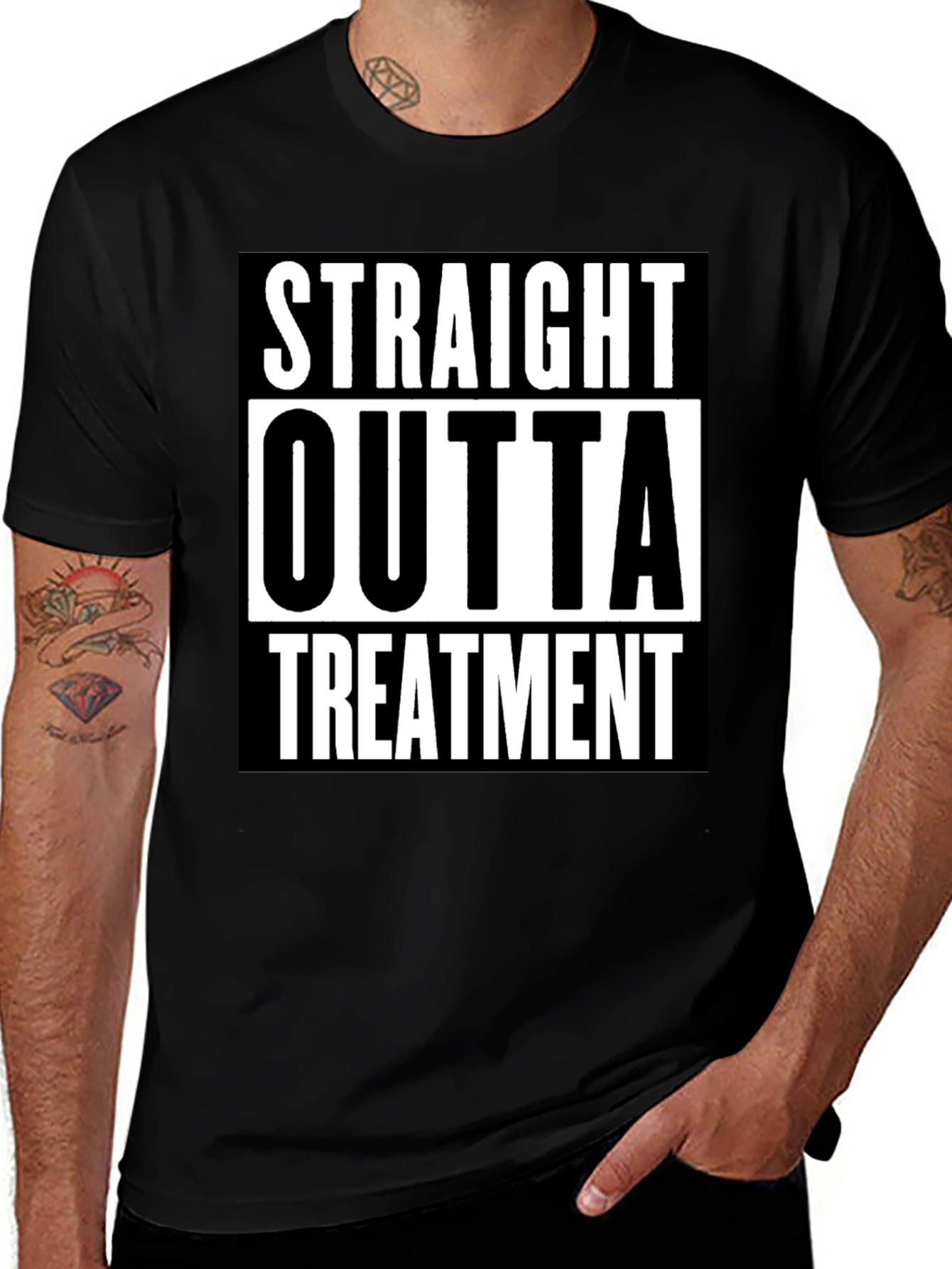 Variant 21 of Straight Outta Treatment Graphic Tee