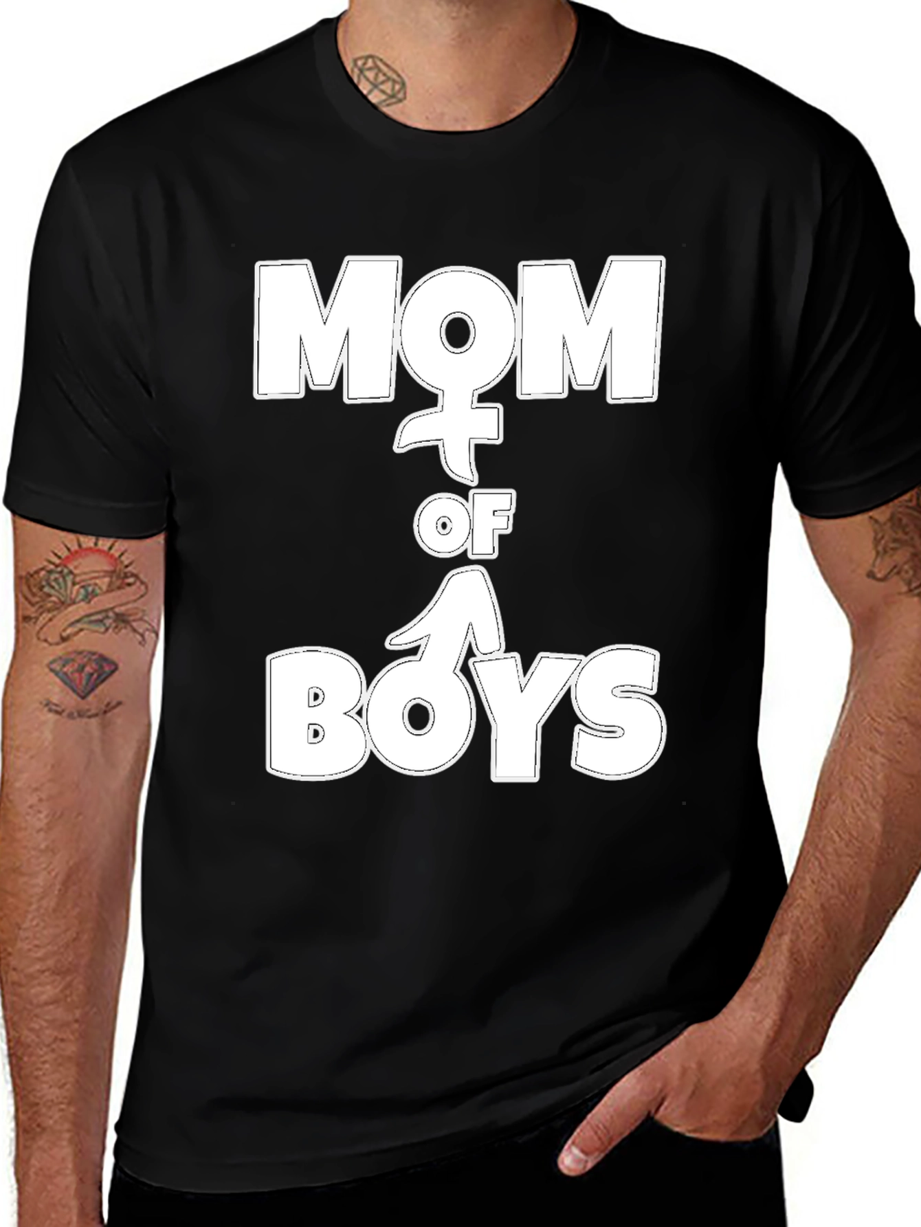 Variant 17 of Mom of Boys Graphic T-Shirt