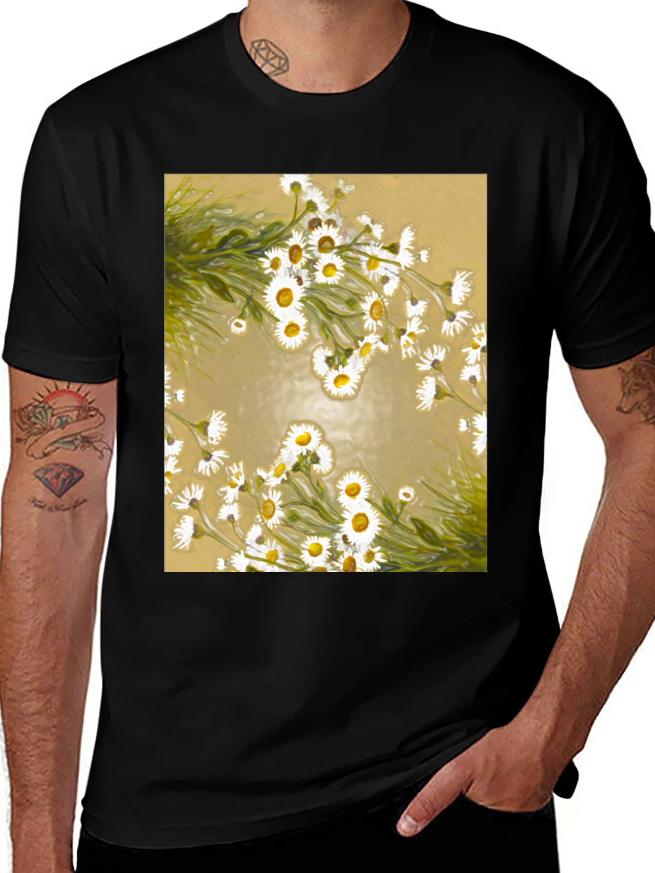 Floral Graphic T-Shirt - Daisy Delight