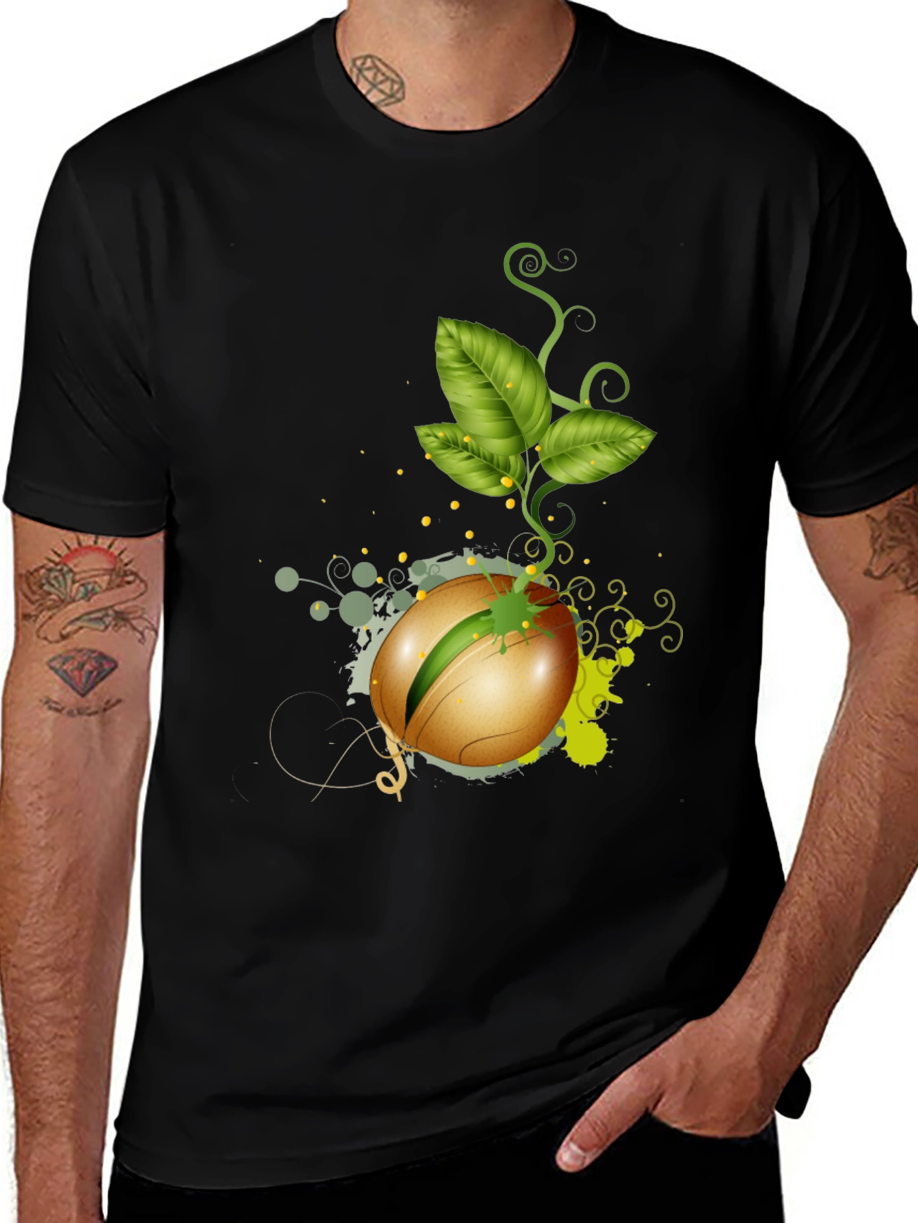 Nature Sprout Graphic T-Shirt