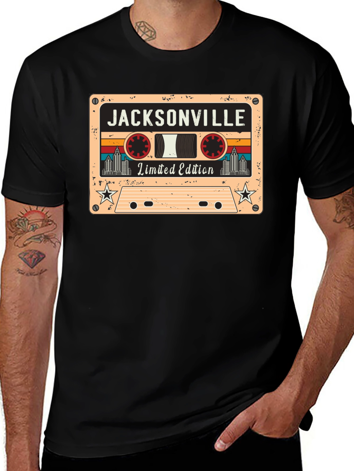 Jacksonville Limited Edition Retro Cassette T-Shirt