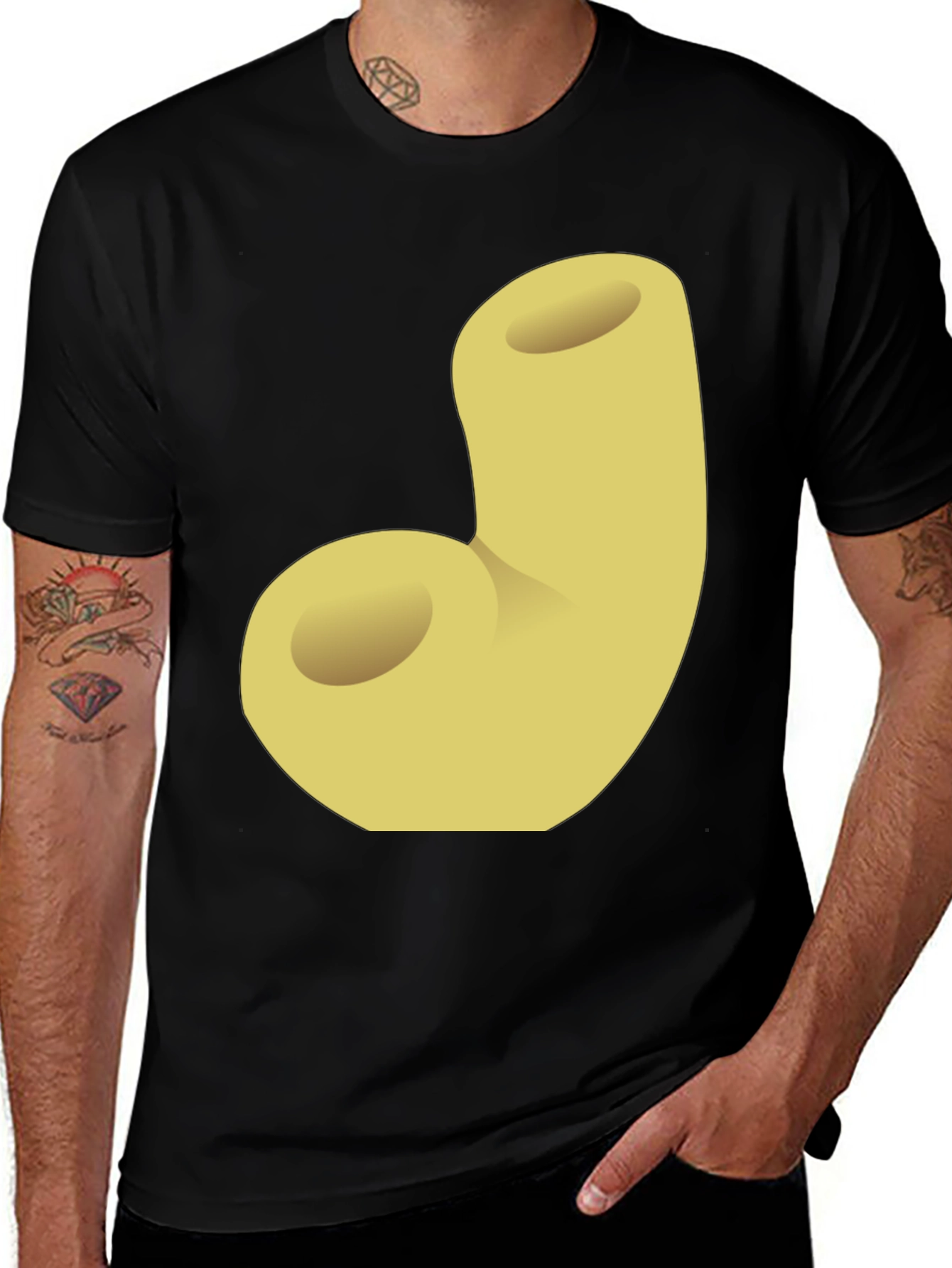 Macaroni Graphic Tee - Funny Pasta Lover T-Shirt