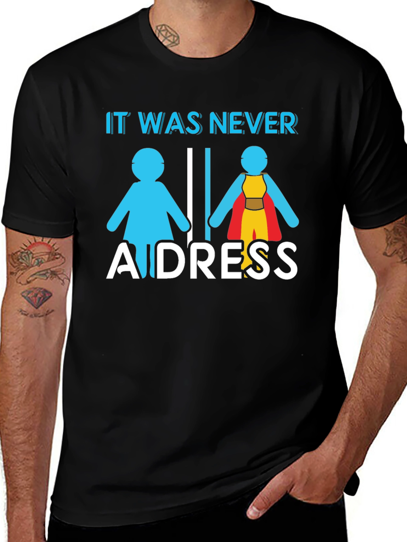 Variant 7 of It Was Never A Dress T-Shirt