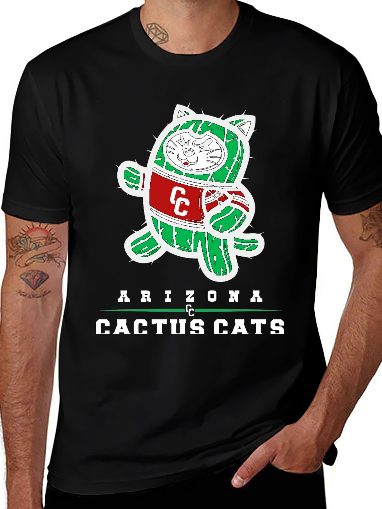Variant 26 of Arizona Cactus Cats T-Shirt