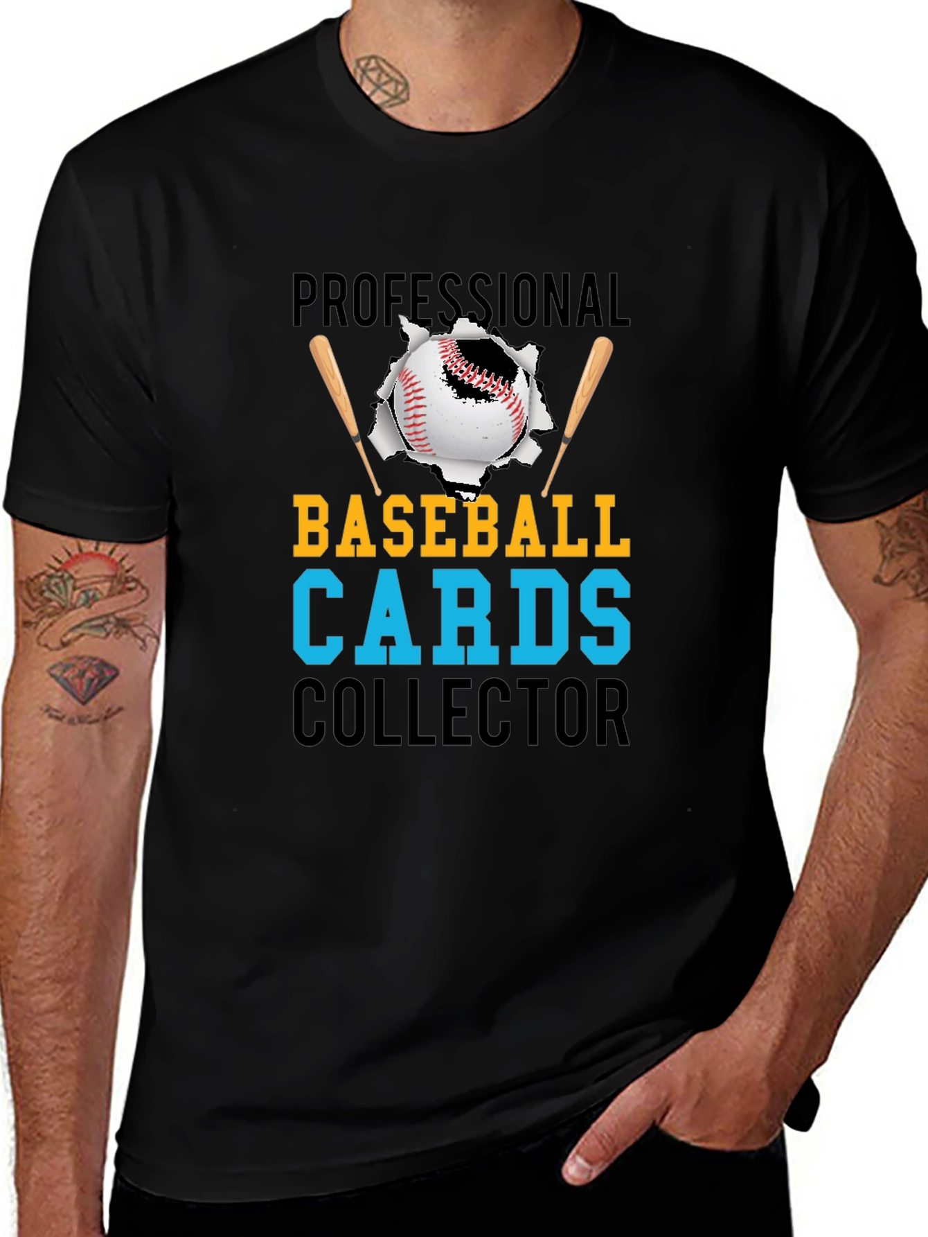 Variant 18 of Baseball Cards Collector T-Shirt