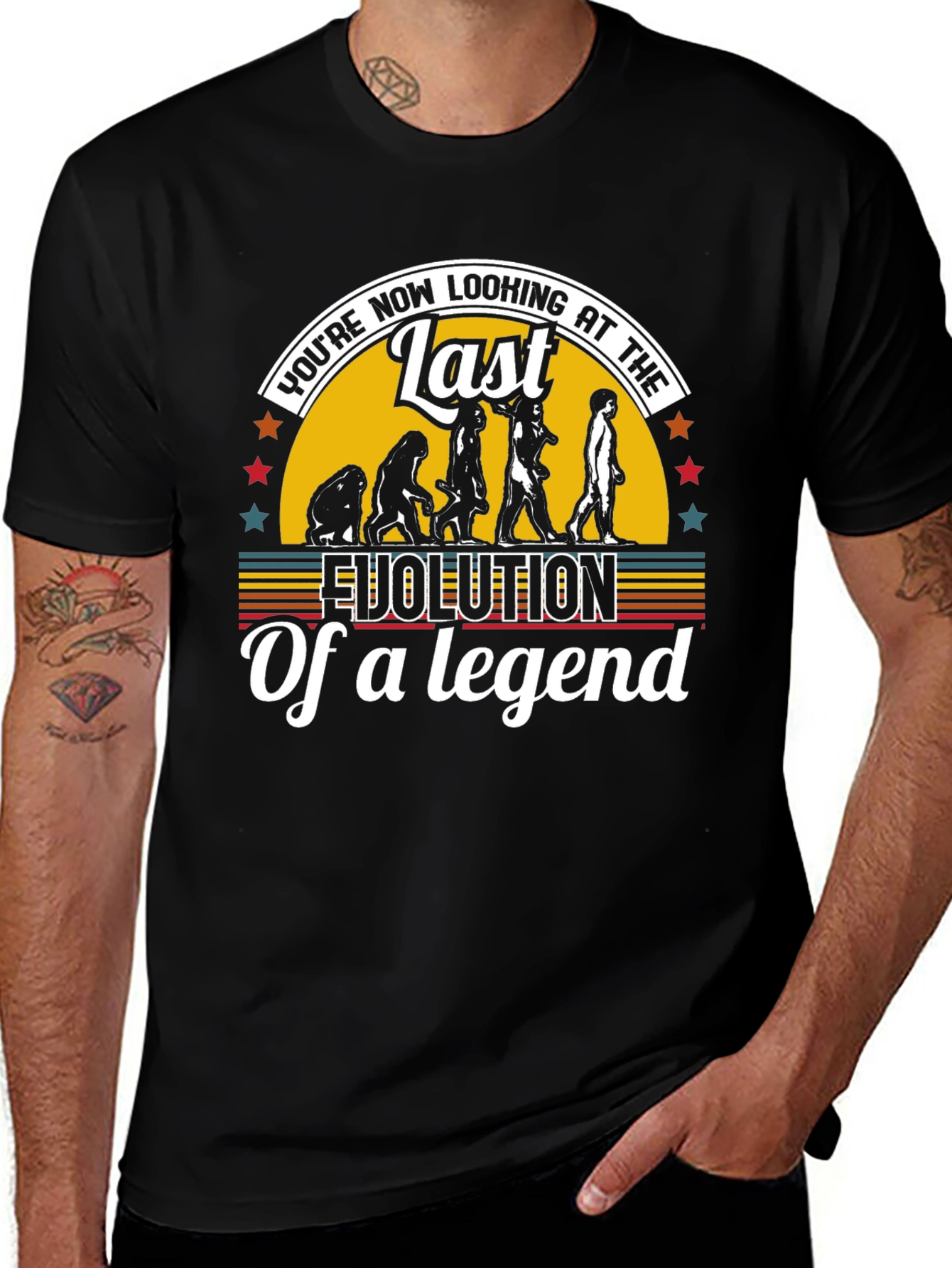 Variant 12 of Evolution of a Legend Graphic T-Shirt
