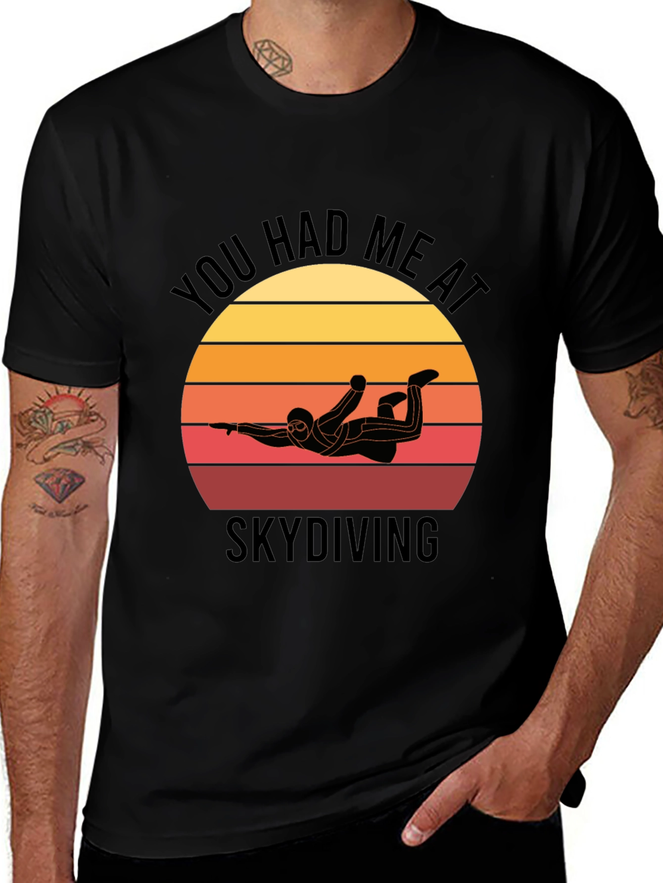 Variant 3 of Skydiving T-Shirt: You Had Me at Skydiving