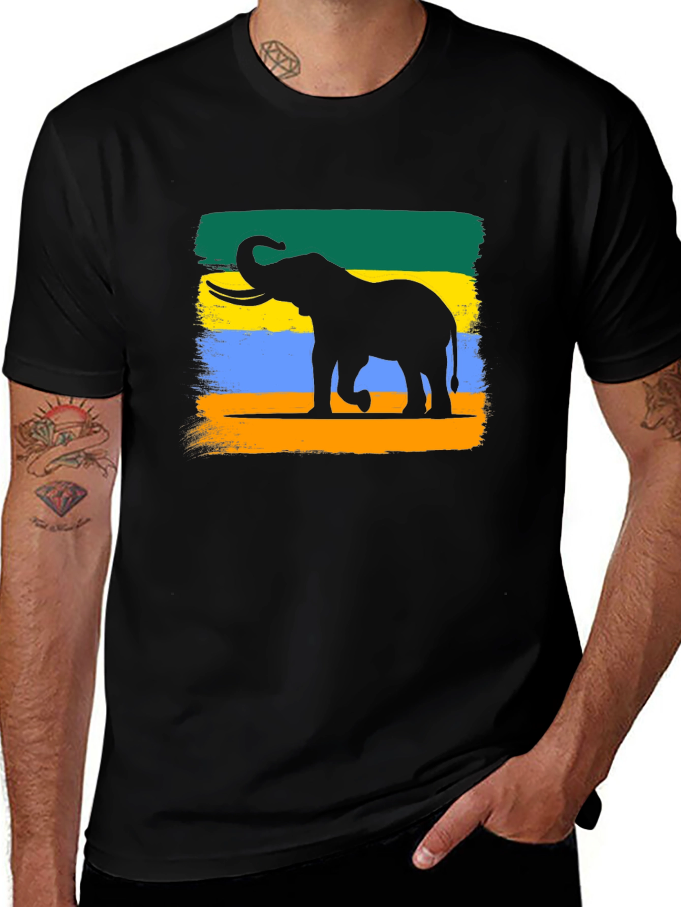 Variant 18 of Elephant Silhouette T-Shirt