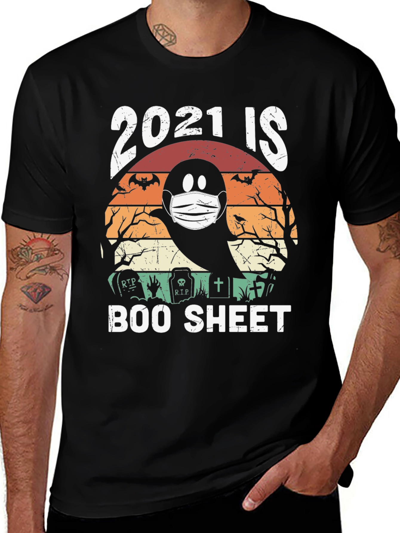 2021 is Boo Sheet Halloween T-Shirt