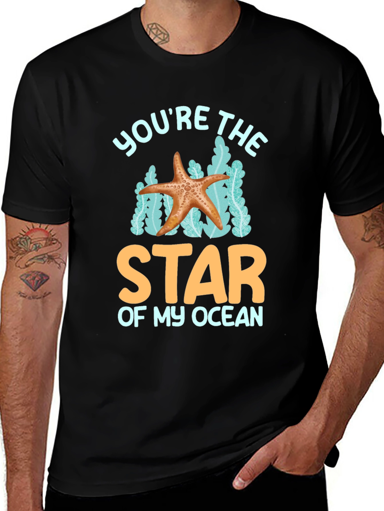 Variant 27 of You're the Star of My Ocean Graphic Tee