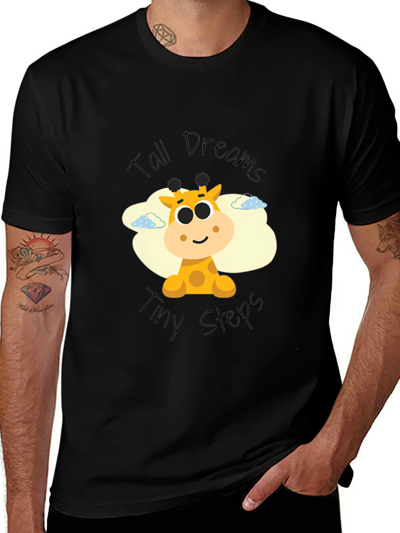 Variant 19 of Tall Dreams Giraffe Graphic T-Shirt